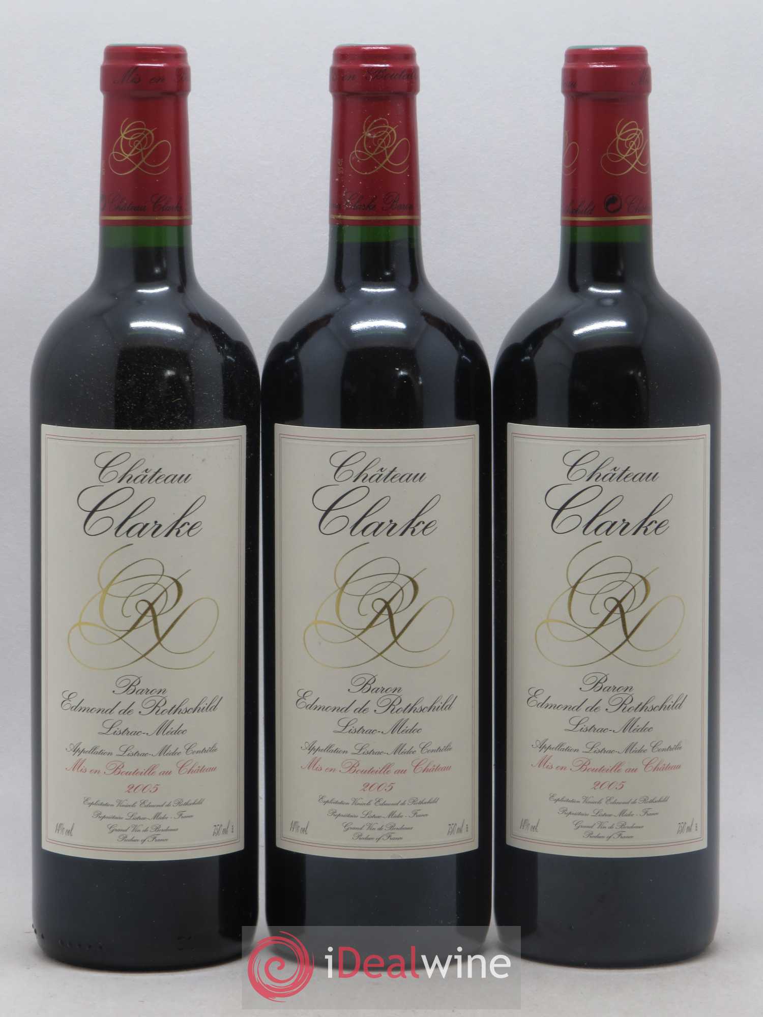 Château Clarke 2005 - Lot de 12 bouteilles - 1