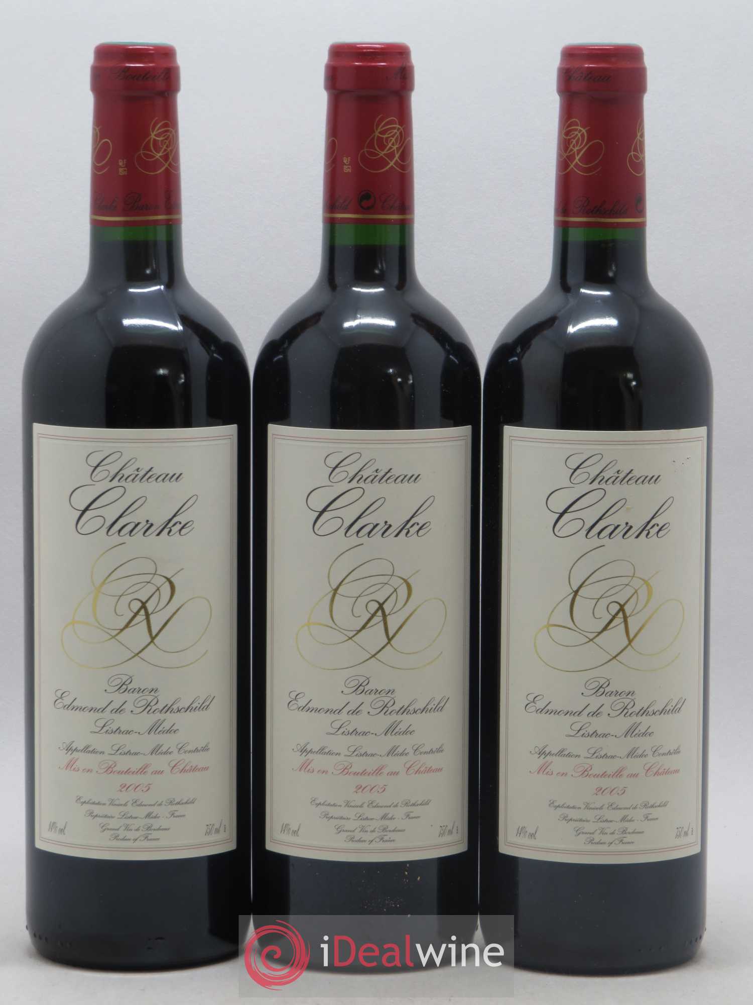 Château Clarke 2005 - Lot de 12 bouteilles - 2