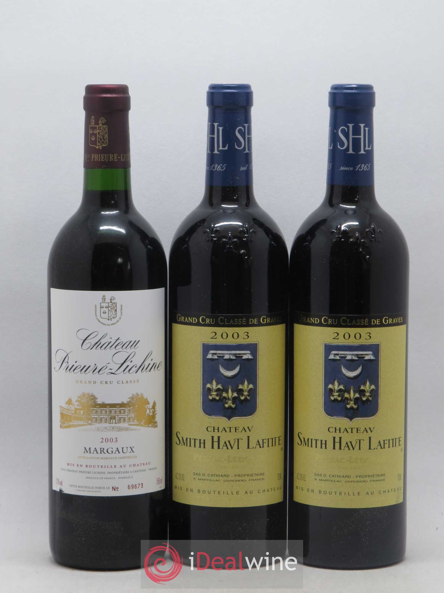 Caisse Millésima Découverte 2 Smith Haut Lafitte - 2 Prieuré Lichine - 2 Château Saint Pierre - 2 Grand Puy Lacoste - 2 Calon Ségur - 2 La Gaffelière 2003 - Posten von 12 Flaschen - 1