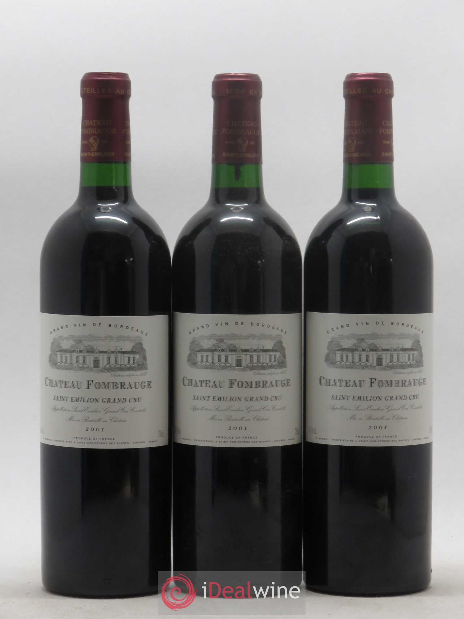 Château Fombrauge Grand Cru Classé 2001 - Lot de 12 bouteilles - 2