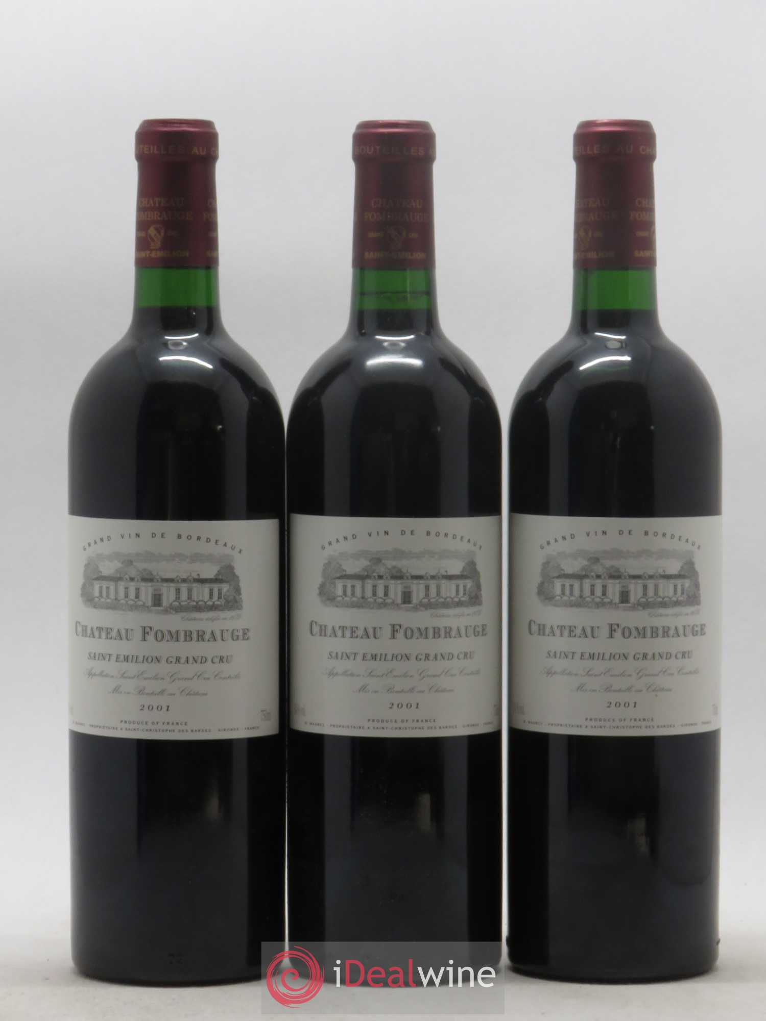 Château Fombrauge Grand Cru Classé 2001 - Lot de 12 bouteilles - 3