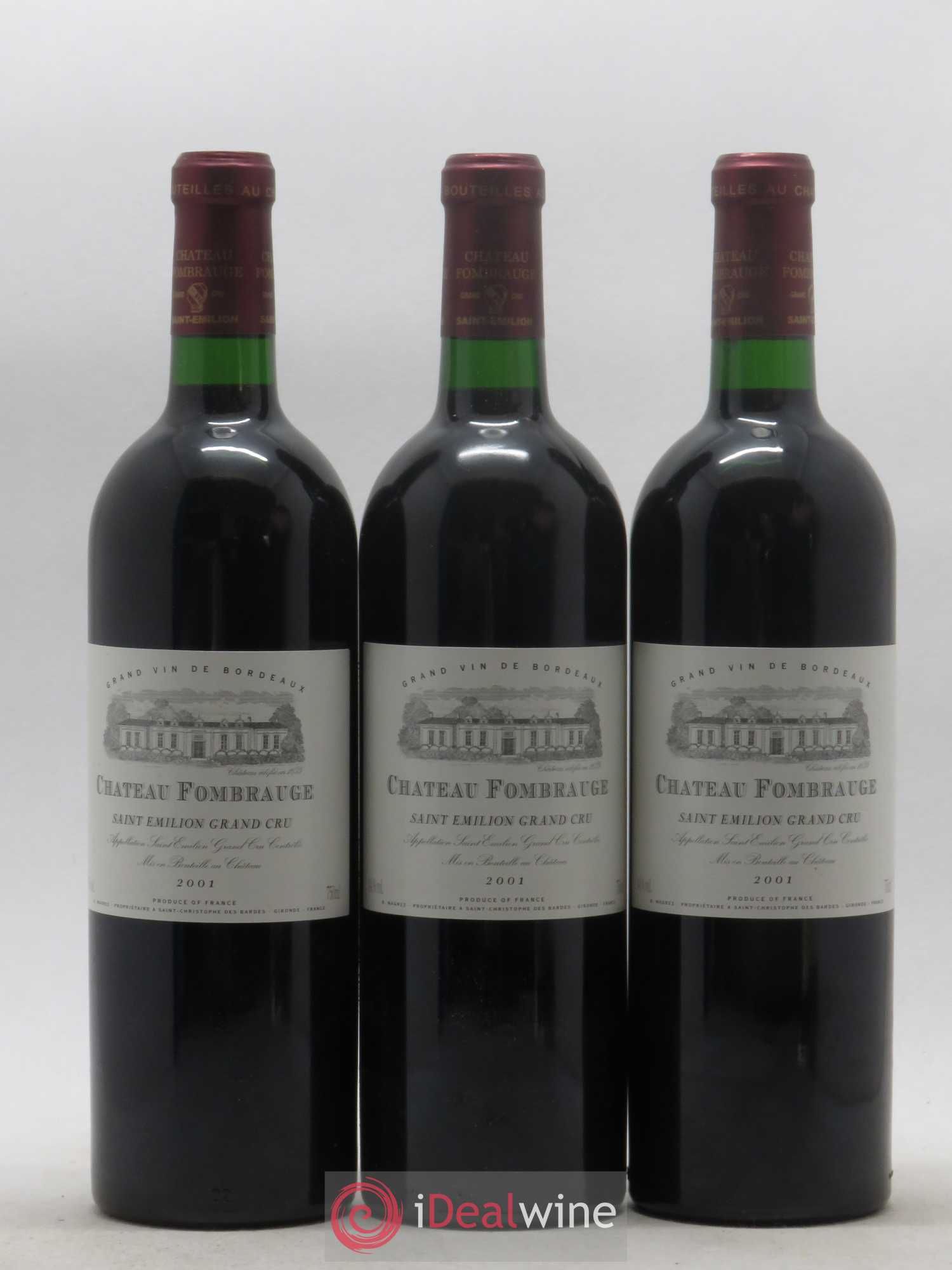 Château Fombrauge Grand Cru Classé 2001 - Lot de 12 bouteilles - 4