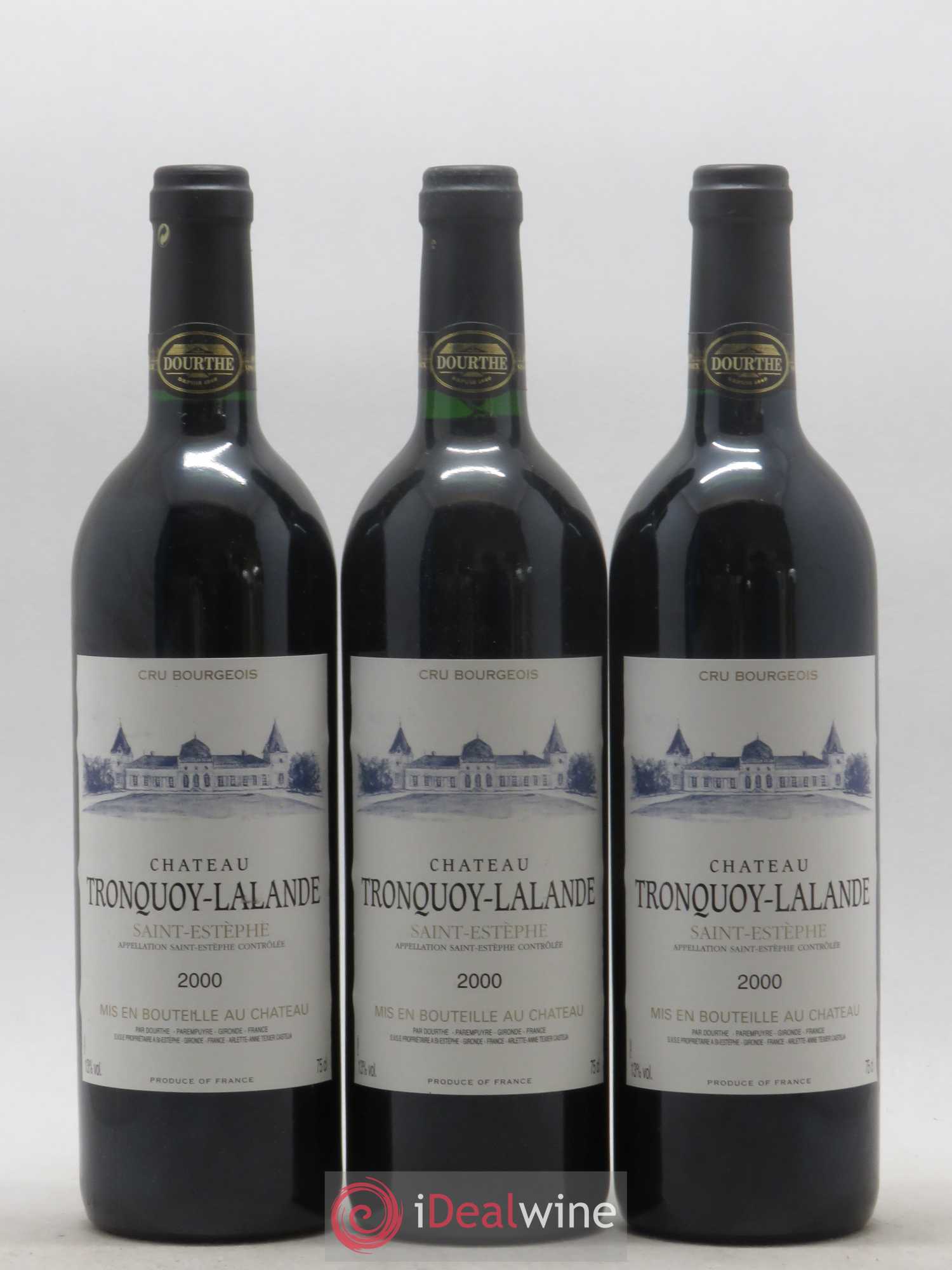 Château Tronquoy Lalande 2000 - Lot de 12 bouteilles - 2