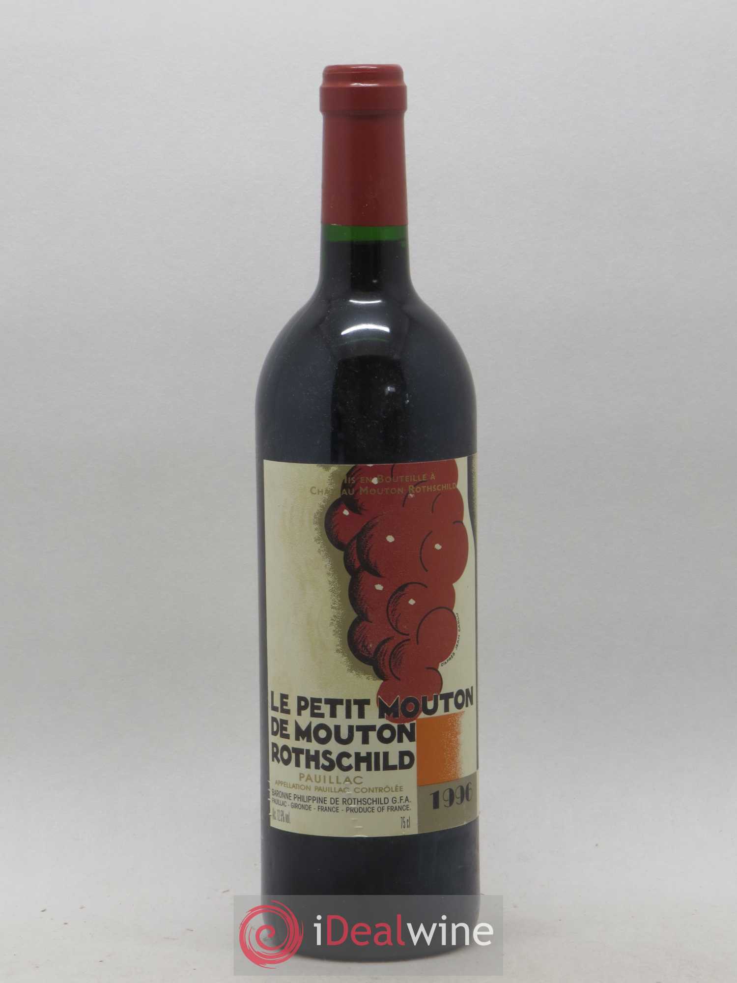 Petit Mouton Second Vin 1996 - Lot de 1 bouteille - 0