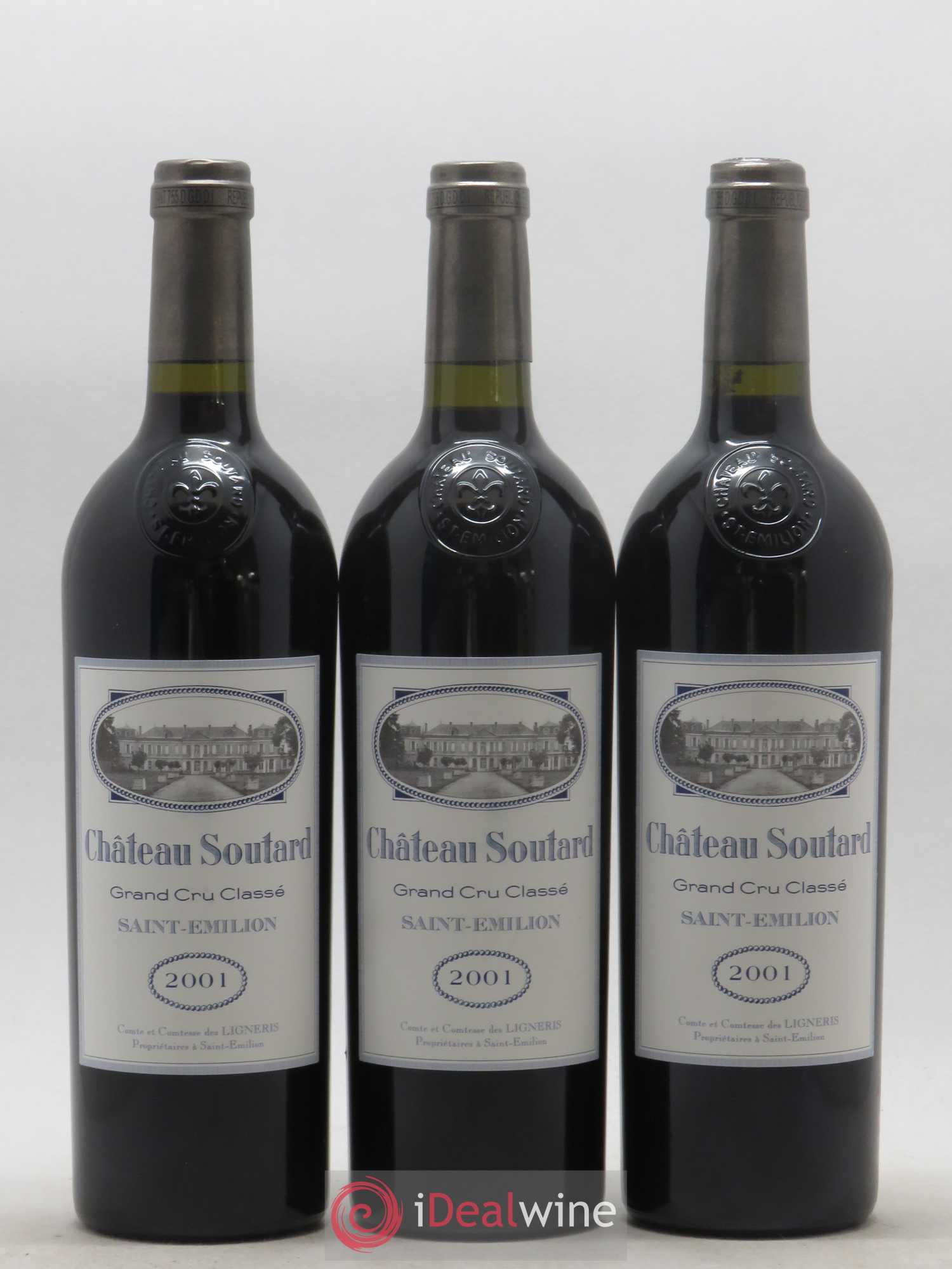 Château Soutard Grand Cru Classé 2001 - Lot de 12 bouteilles - 2