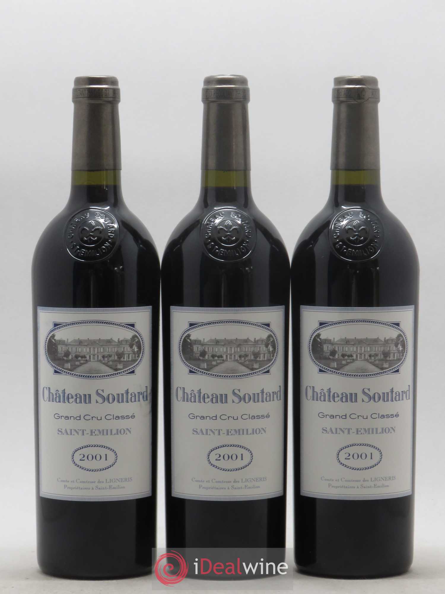 Château Soutard Grand Cru Classé 2001 - Lot de 12 bouteilles - 3