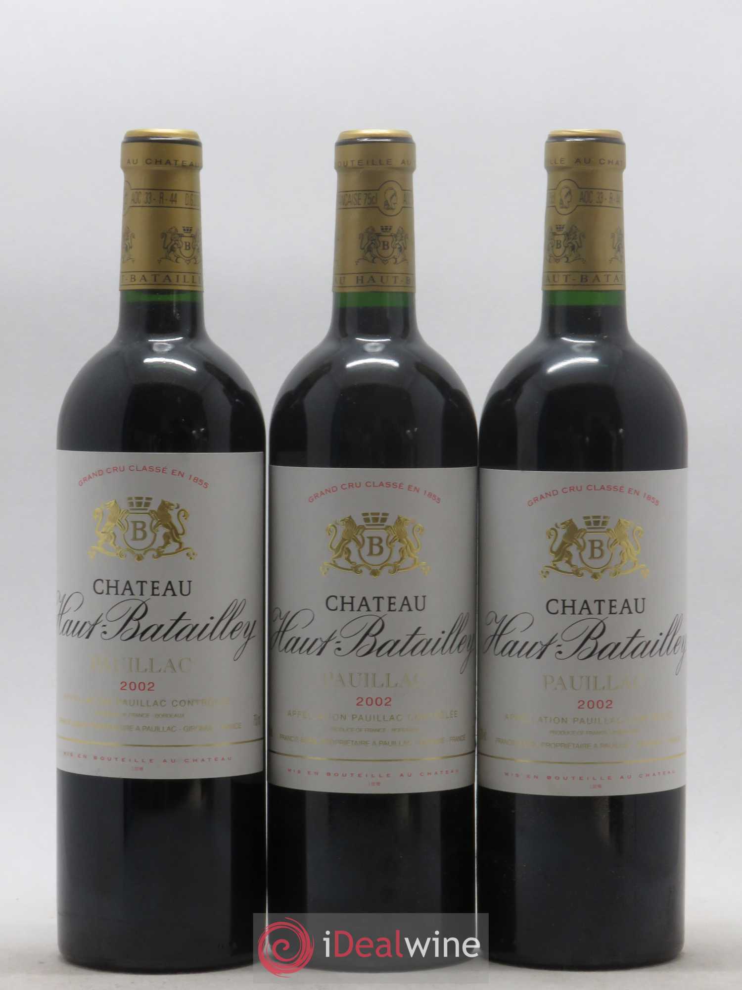 Château Haut Batailley 5ème Grand Cru Classé 2002 - Lot de 12 bouteilles - 1