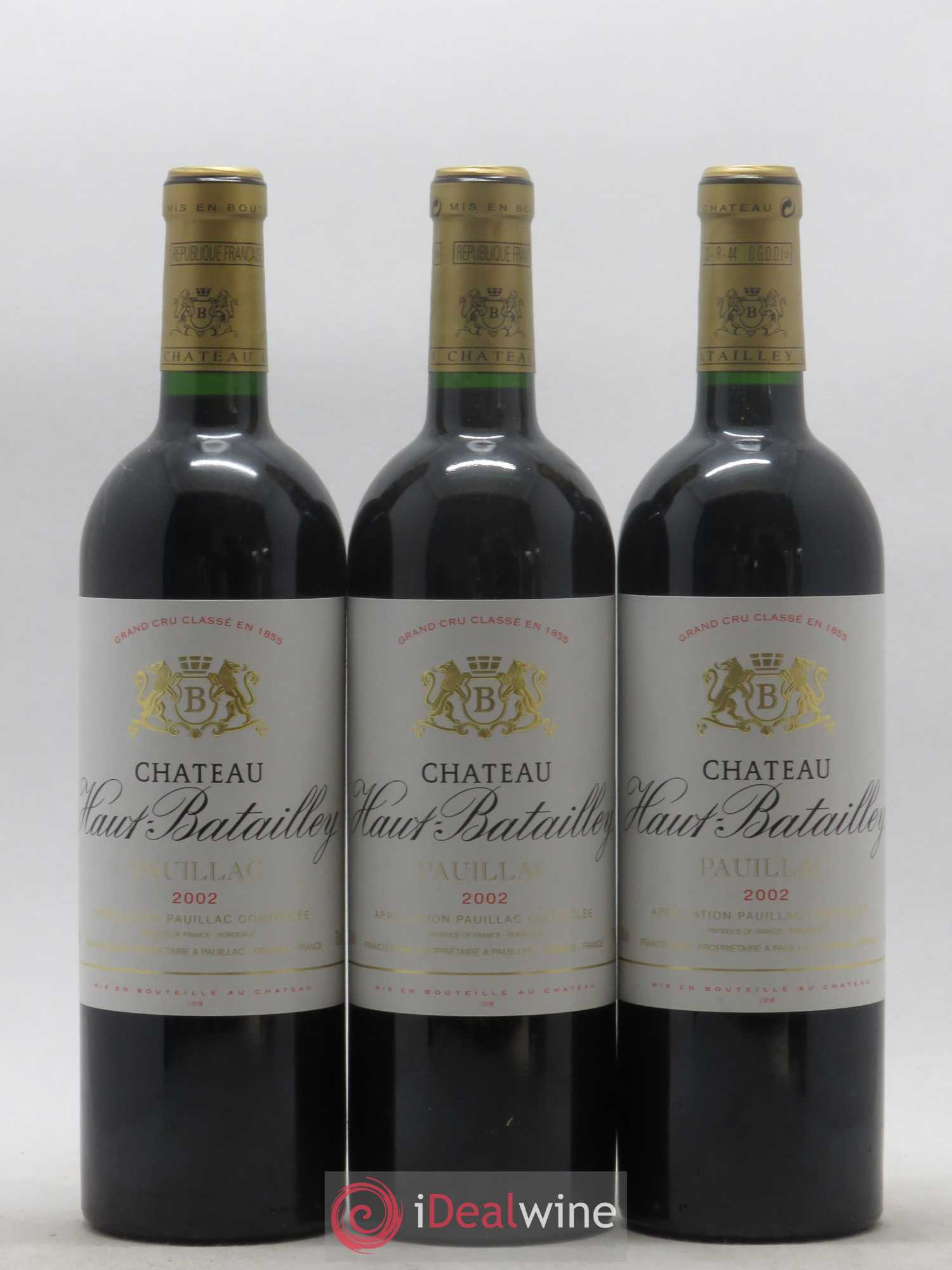 Château Haut Batailley 5ème Grand Cru Classé 2002 - Lot de 12 bouteilles - 2