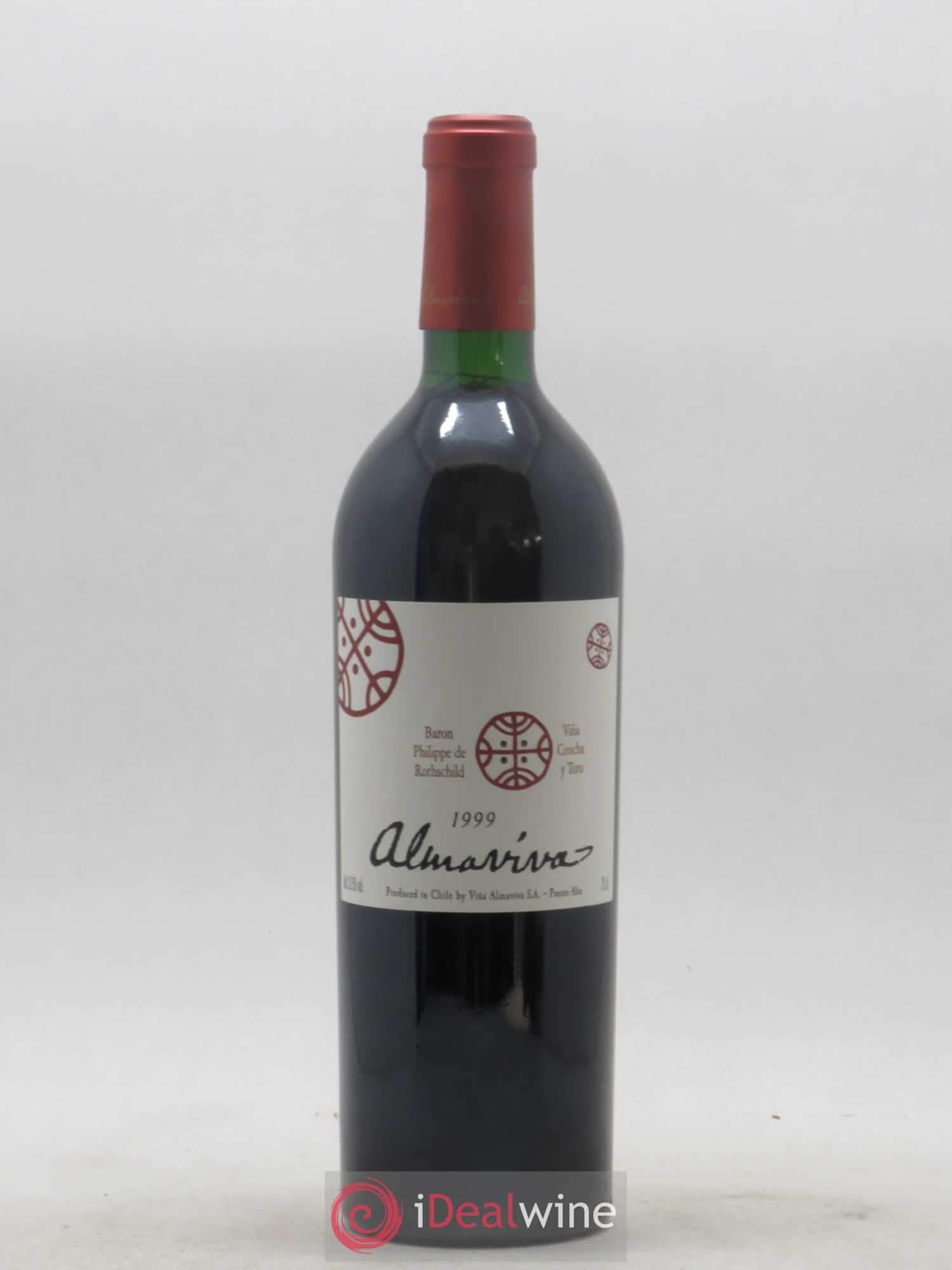 Chili Almaviva Baron P. de Rothschild Concha y Toro 1999 - Lot de 1 bouteille - 0