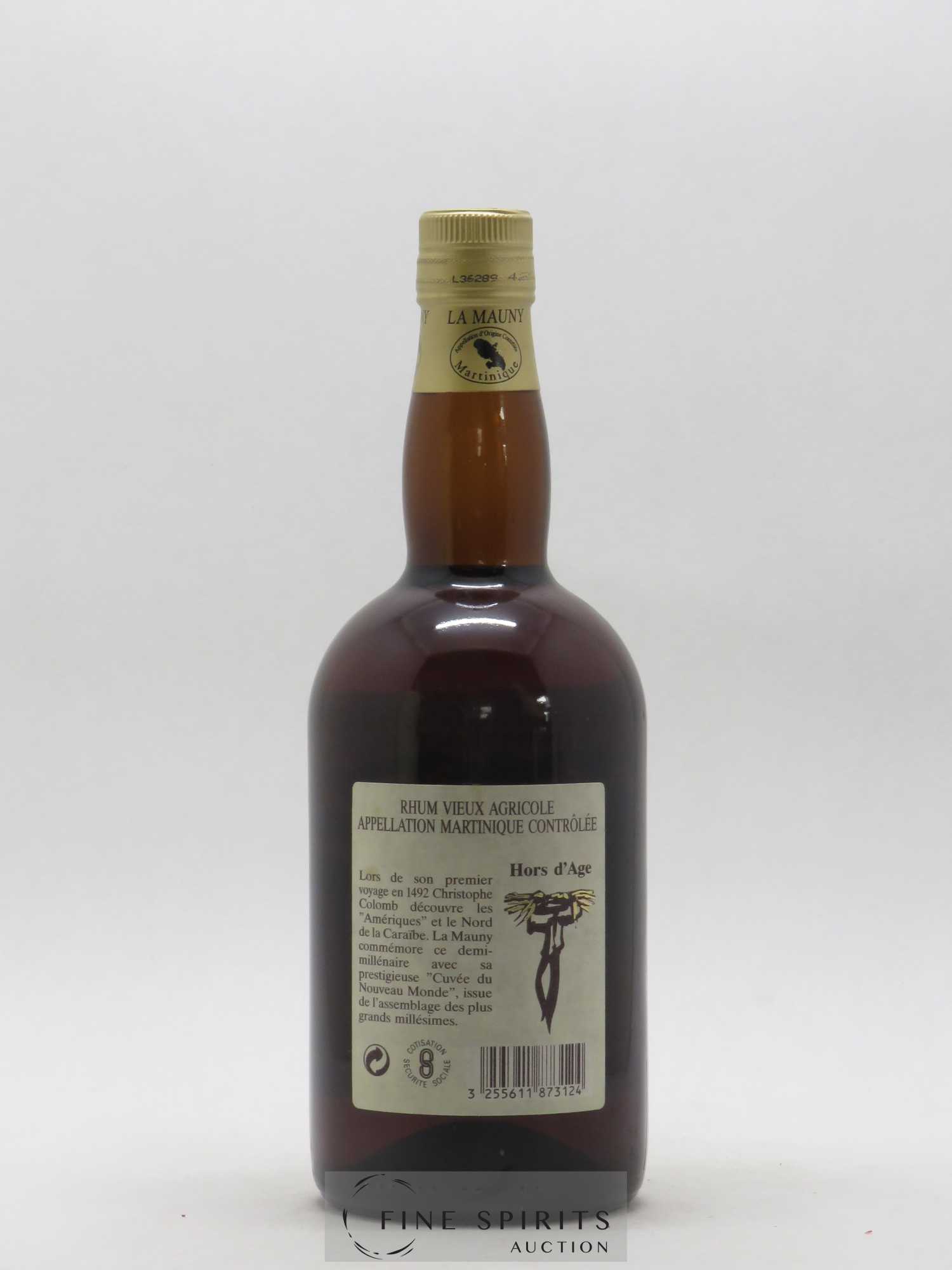 La Mauny Of. Cuvée du Nouveau Monde X.O. Hors d'Age - Lot de 1 bouteille - 2