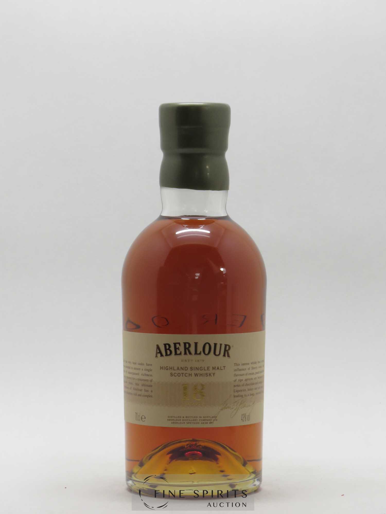 Aberlour 18 years Of. - Lot de 1 bouteille - 1
