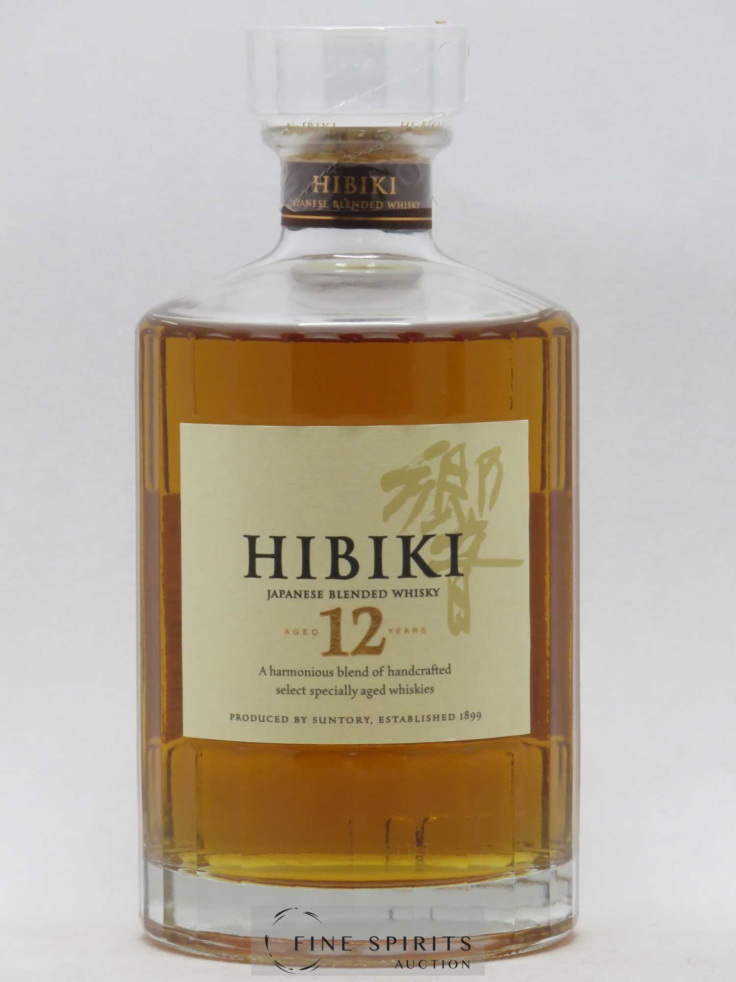 Hibiki 12 years Of. Suntory (70cl.) - Lot of 1 bottle - 1