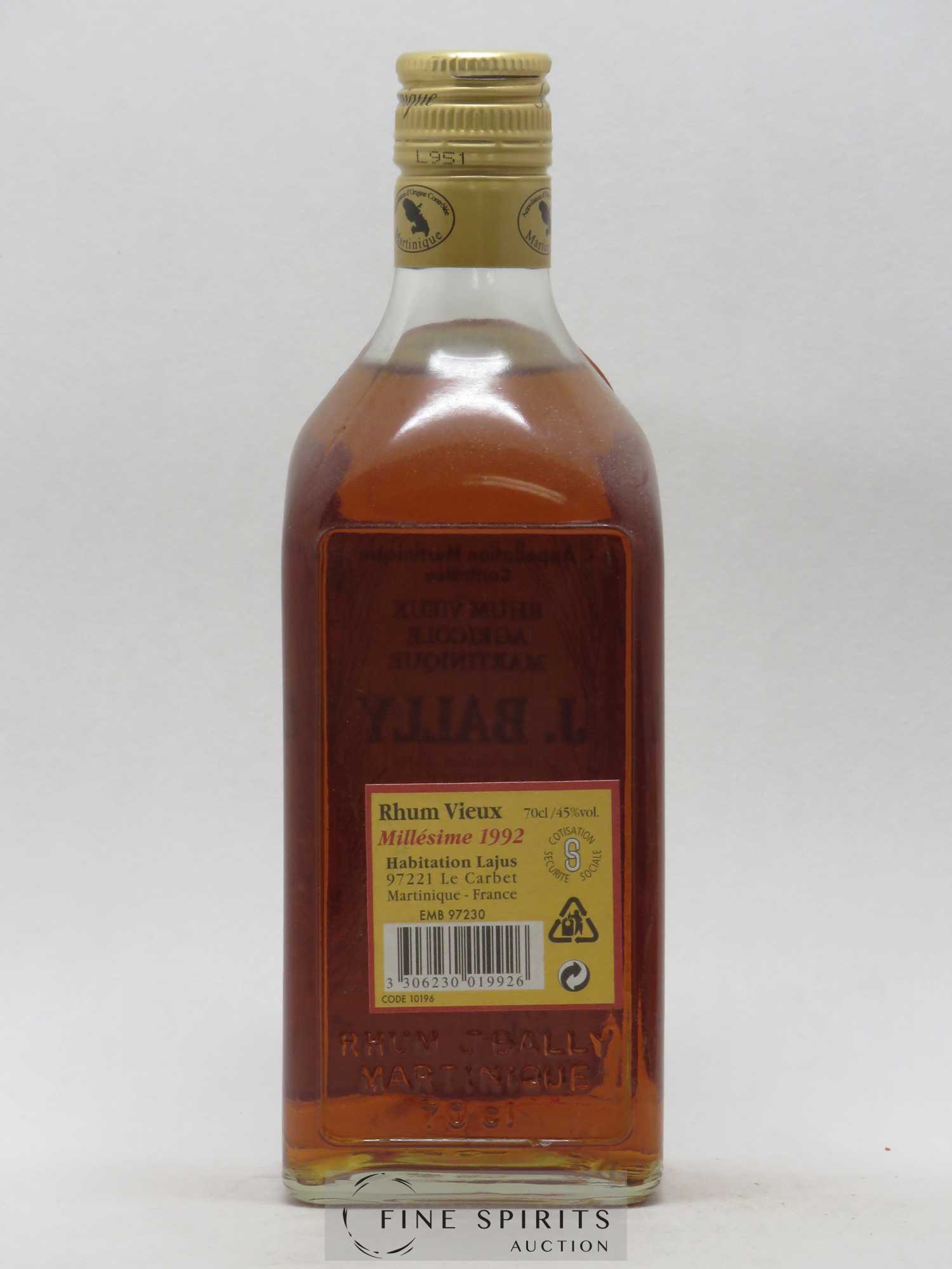 J. Bally 1992 Of. - Posten von 1 Flasche - 1
