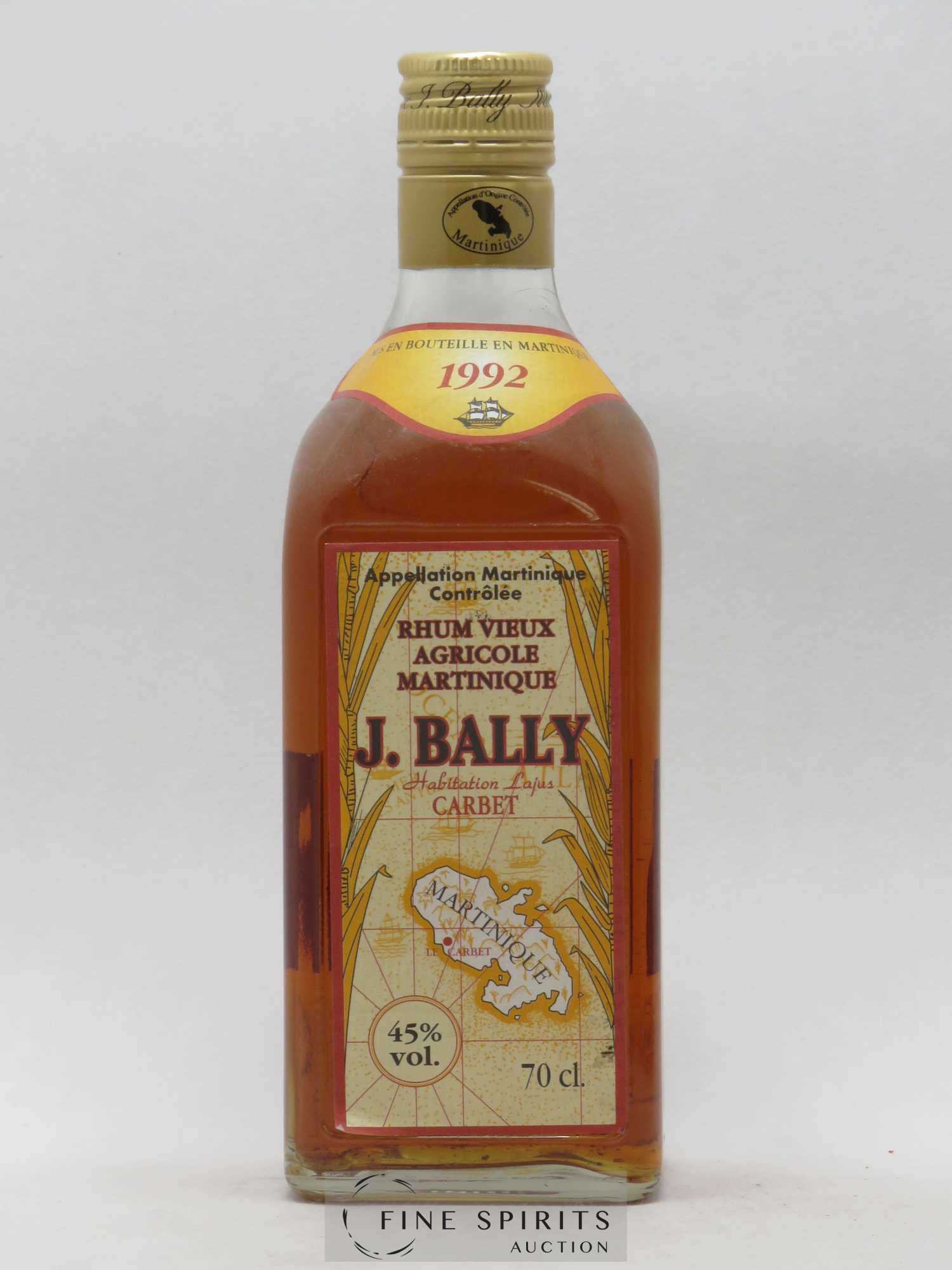 J. Bally 1992 Of. - Posten von 1 Flasche - 0