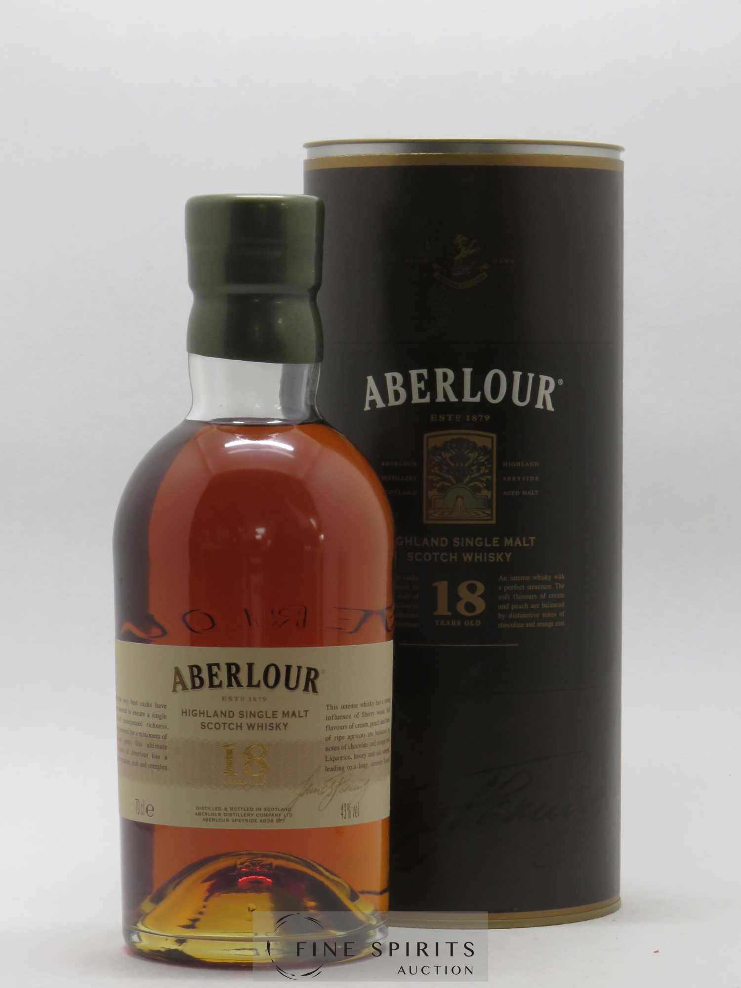 Aberlour 18 years Of. - Lot de 1 bouteille - 0