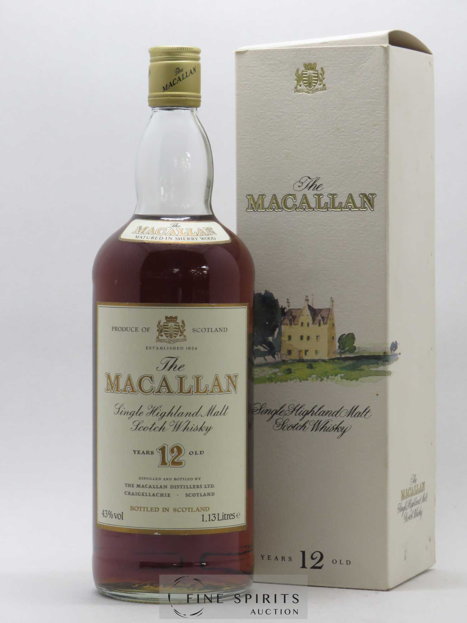 12 years Of. Sherry Wood Matured - Lot of 1 bottle - 0