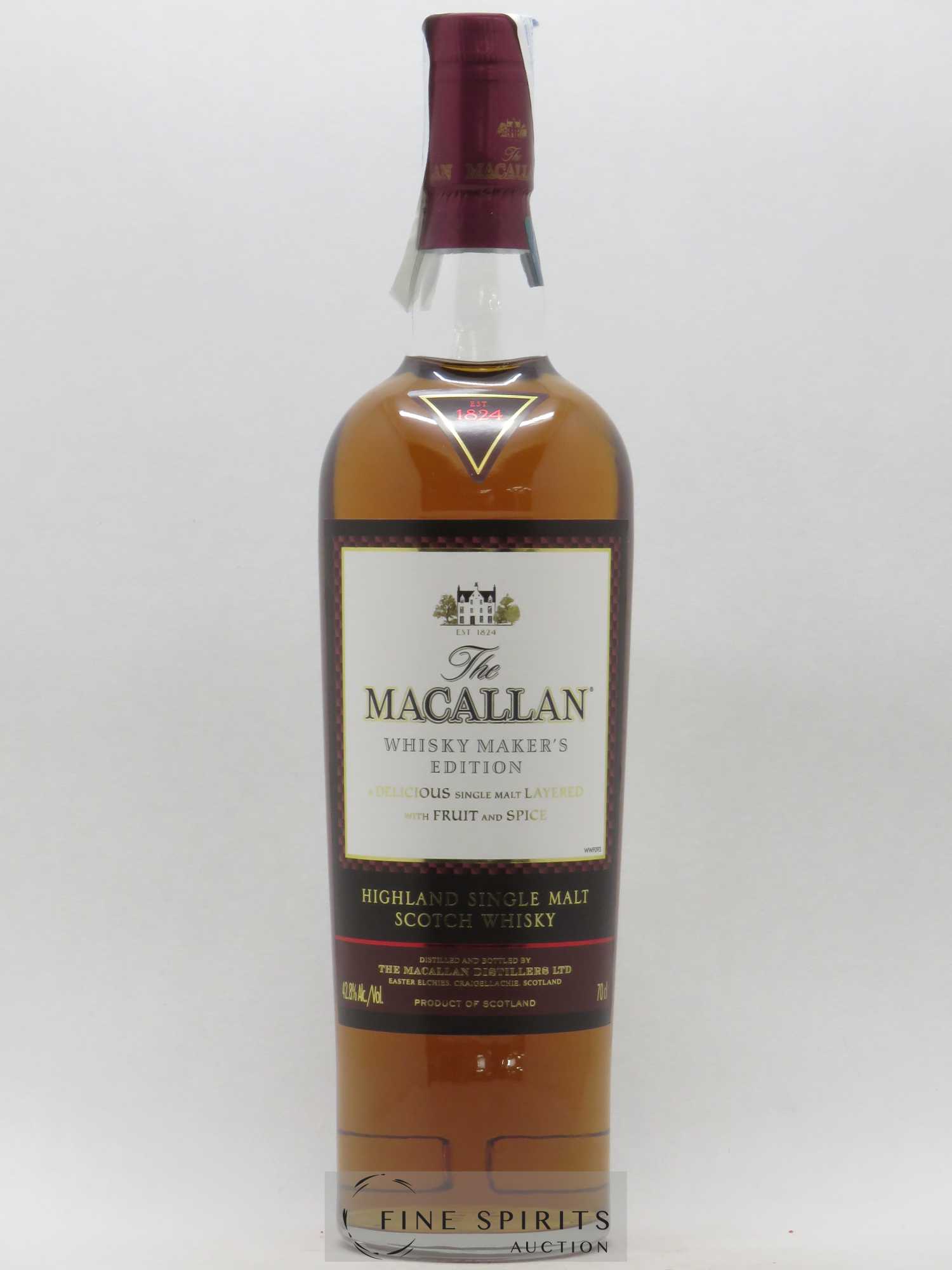 Macallan (The) Of. Whisky Maker's Edition The 1824 Series - Lot de 1 bouteille - 1