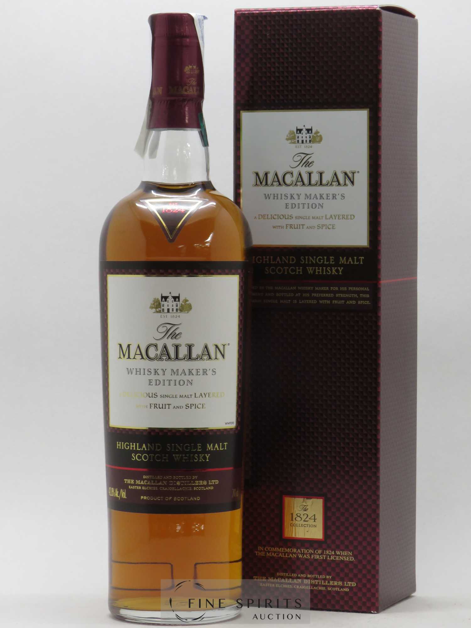 Macallan (The) Of. Whisky Maker's Edition The 1824 Series - Lot de 1 bouteille - 0