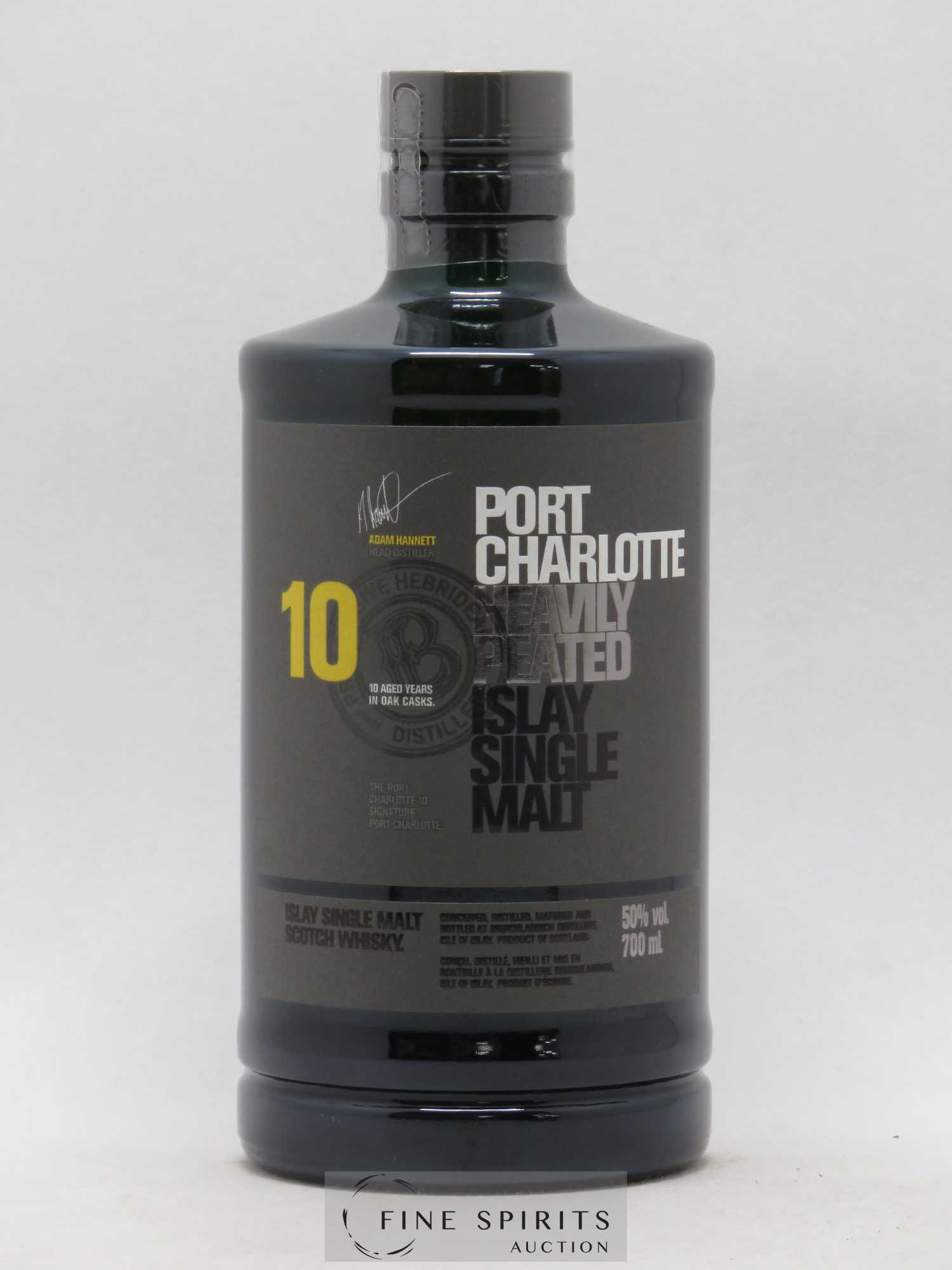 Port Charlotte 10 years Of. Oak Casks Heavily Peated - Lot de 1 bouteille - 1