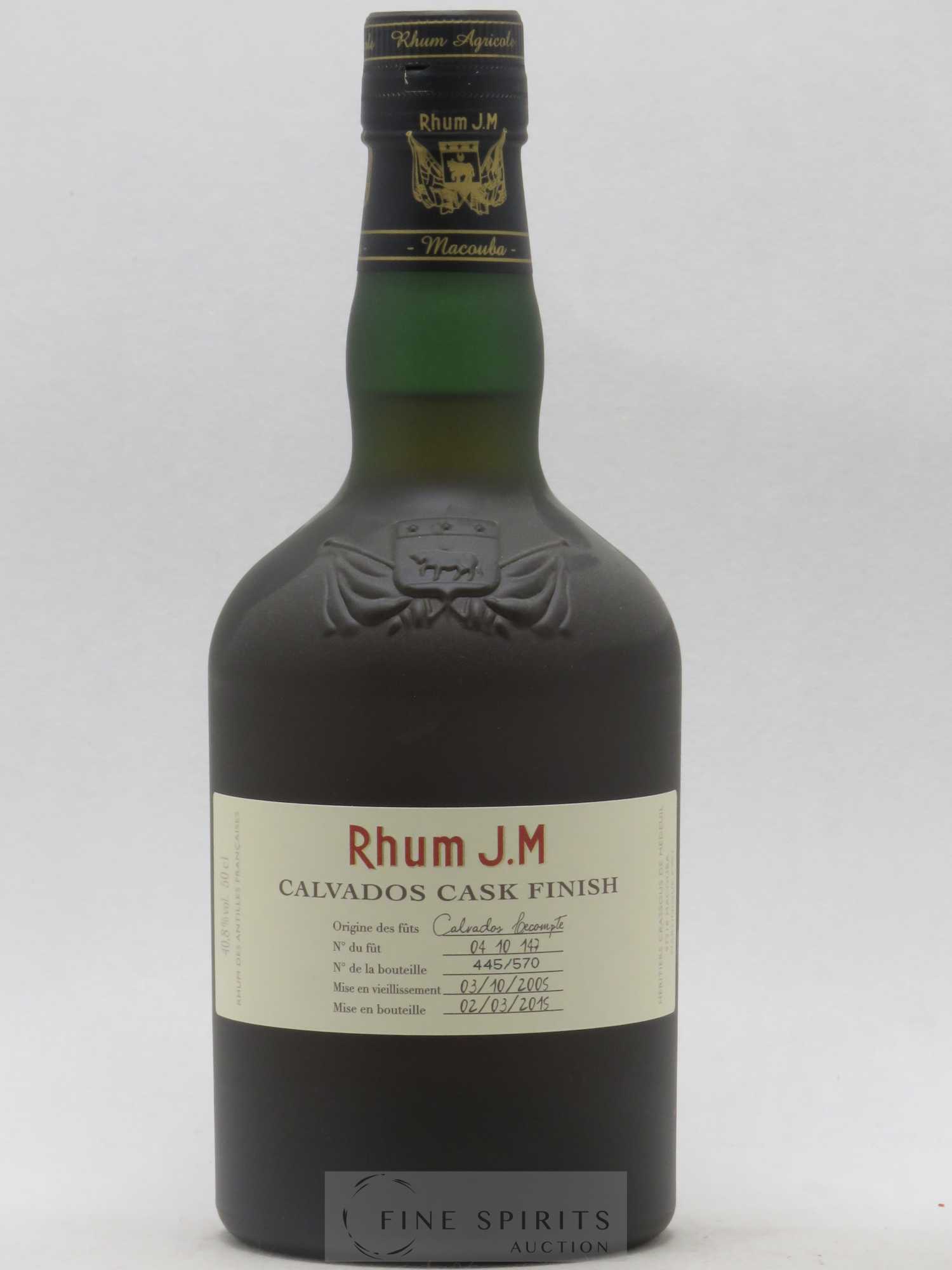 J.M 2005 Of. Calvados Cask n°0410147 - One of 570 - bottled 2015 - Lot de 1 bouteille - 1