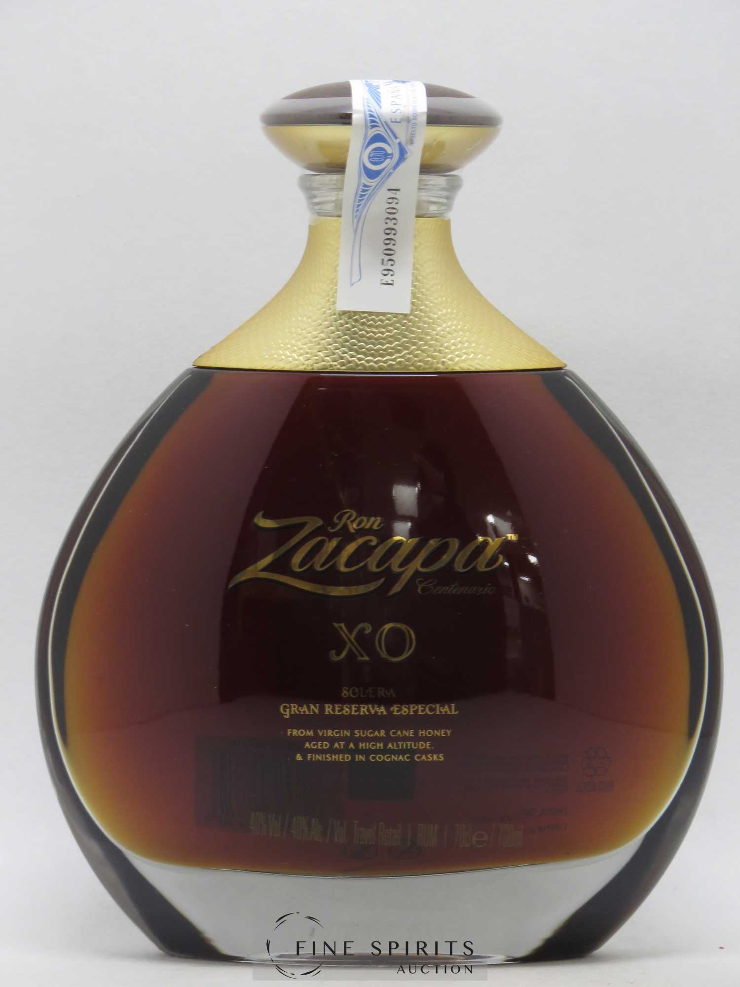 Zacapa Of. XO Solera Gran Reserva Especial Cognac Casks Finished - Lot de 1 bouteille - 1