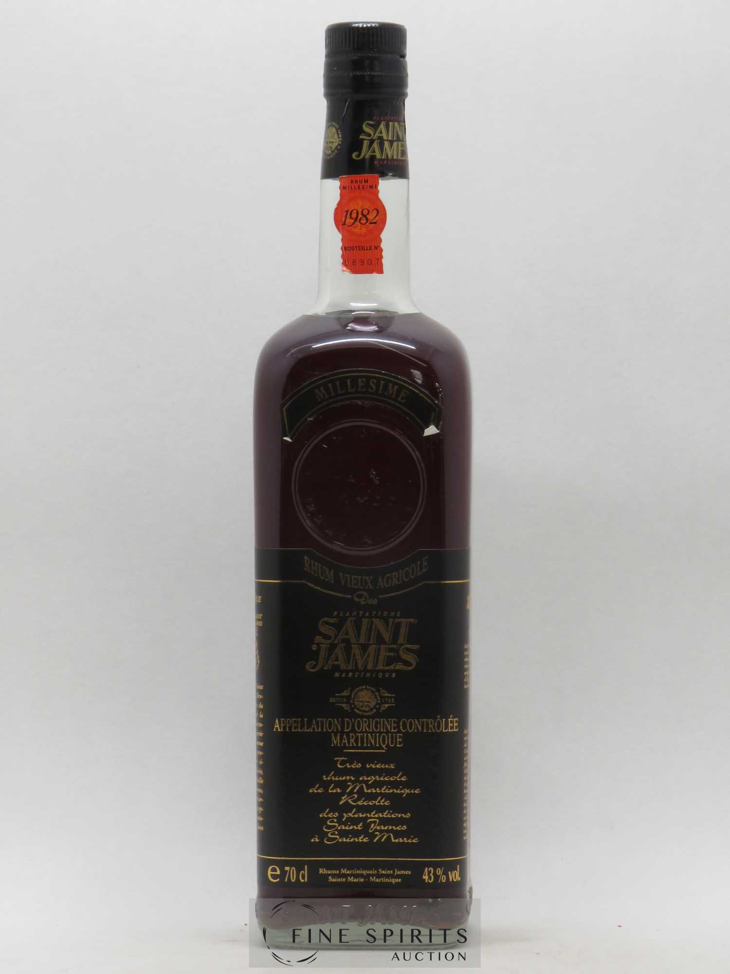 Saint James 1982 Of. - Posten von 1 Flasche - 1
