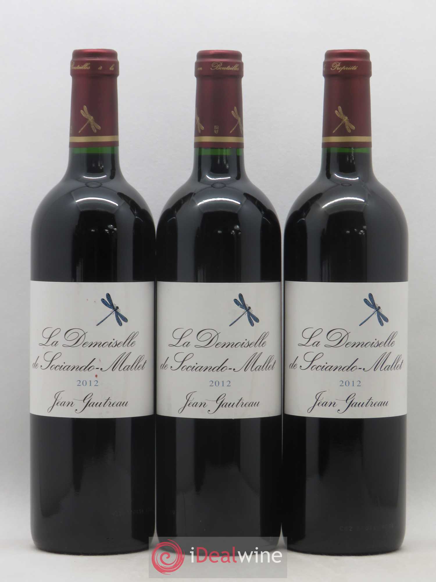 Demoiselle de Sociando Mallet Second Vin 2012 - Lot de 6 bouteilles - 1