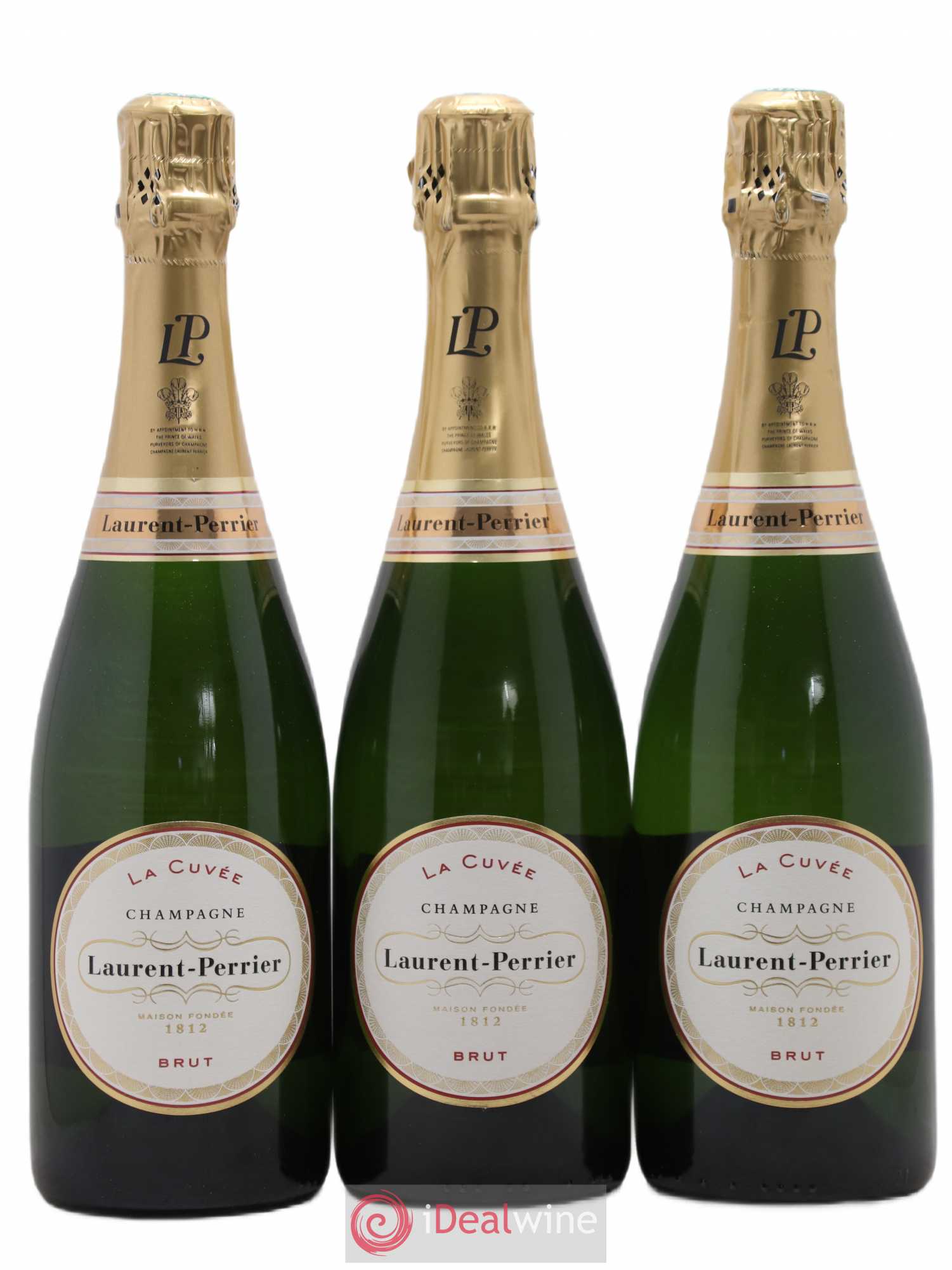 Champagne La Cuvée Laurent Perrier (sans prix de réserve) - Posten von 3 Flaschen - 0