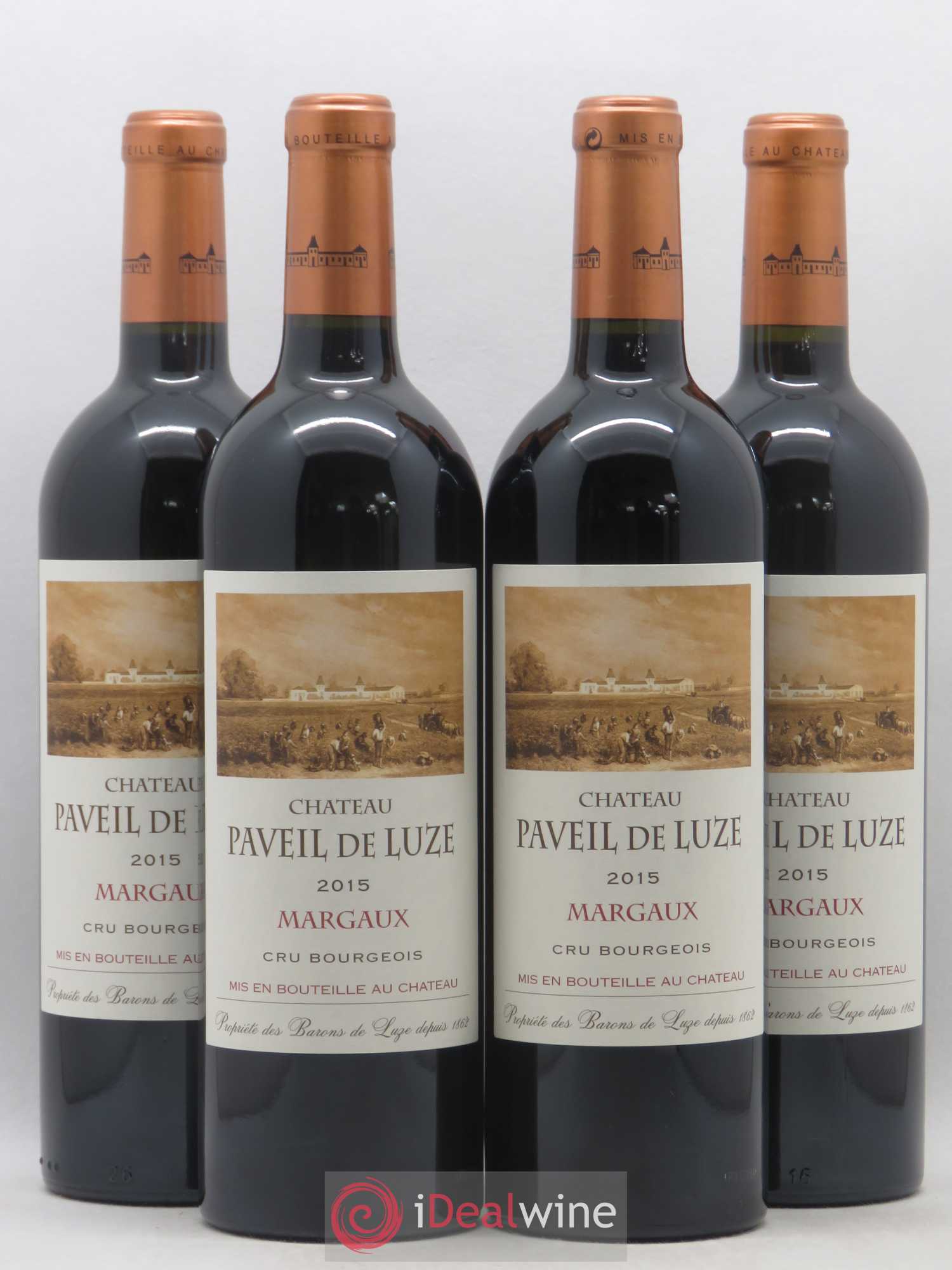 Château Paveil de Luze Cru Bourgeois 2015 - Lot de 4 bouteilles - 0