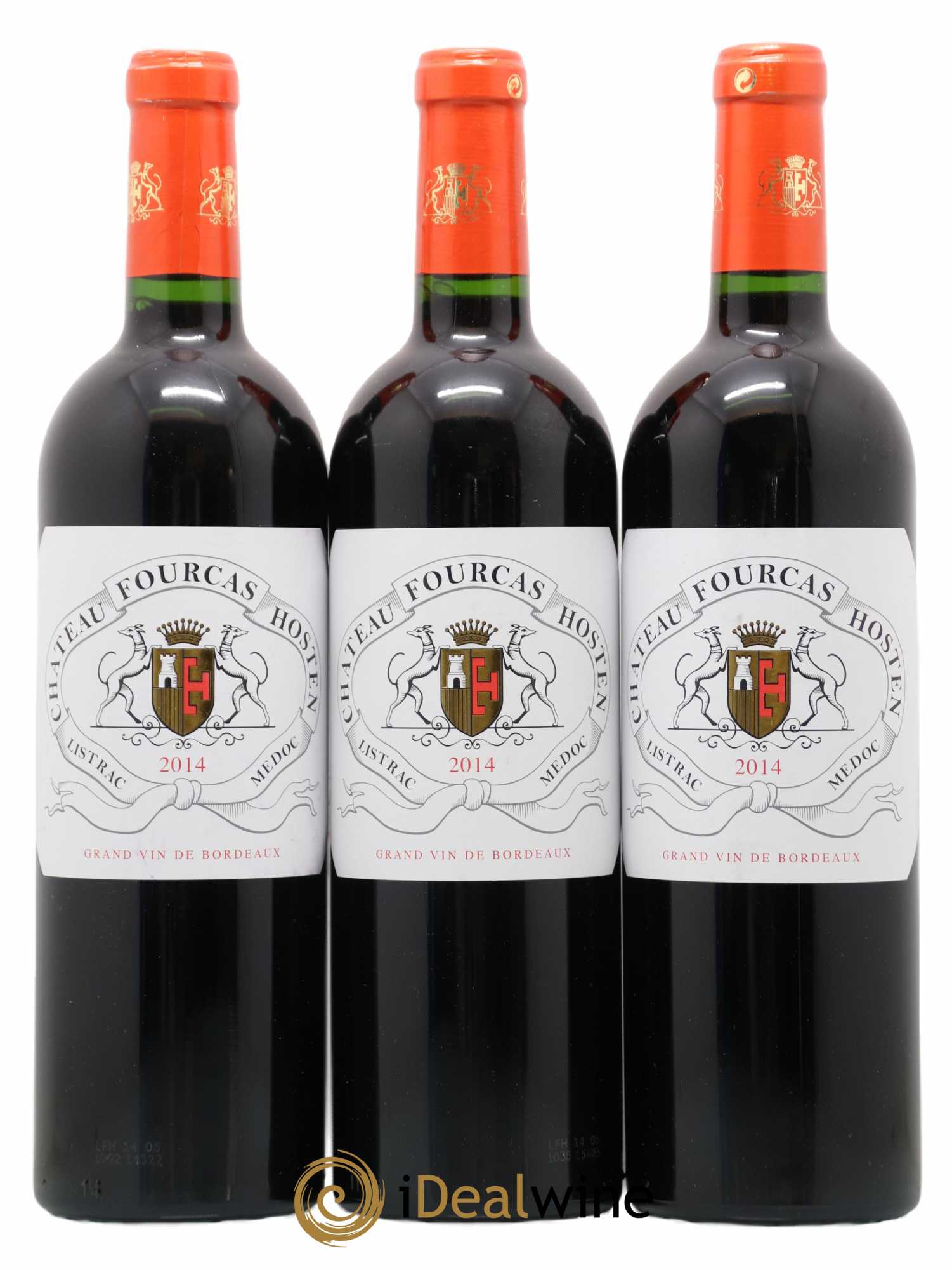 Château Fourcas Hosten Cru Bourgeois (sans prix de réserve) 2014 - Lot de 3 bouteilles - 0