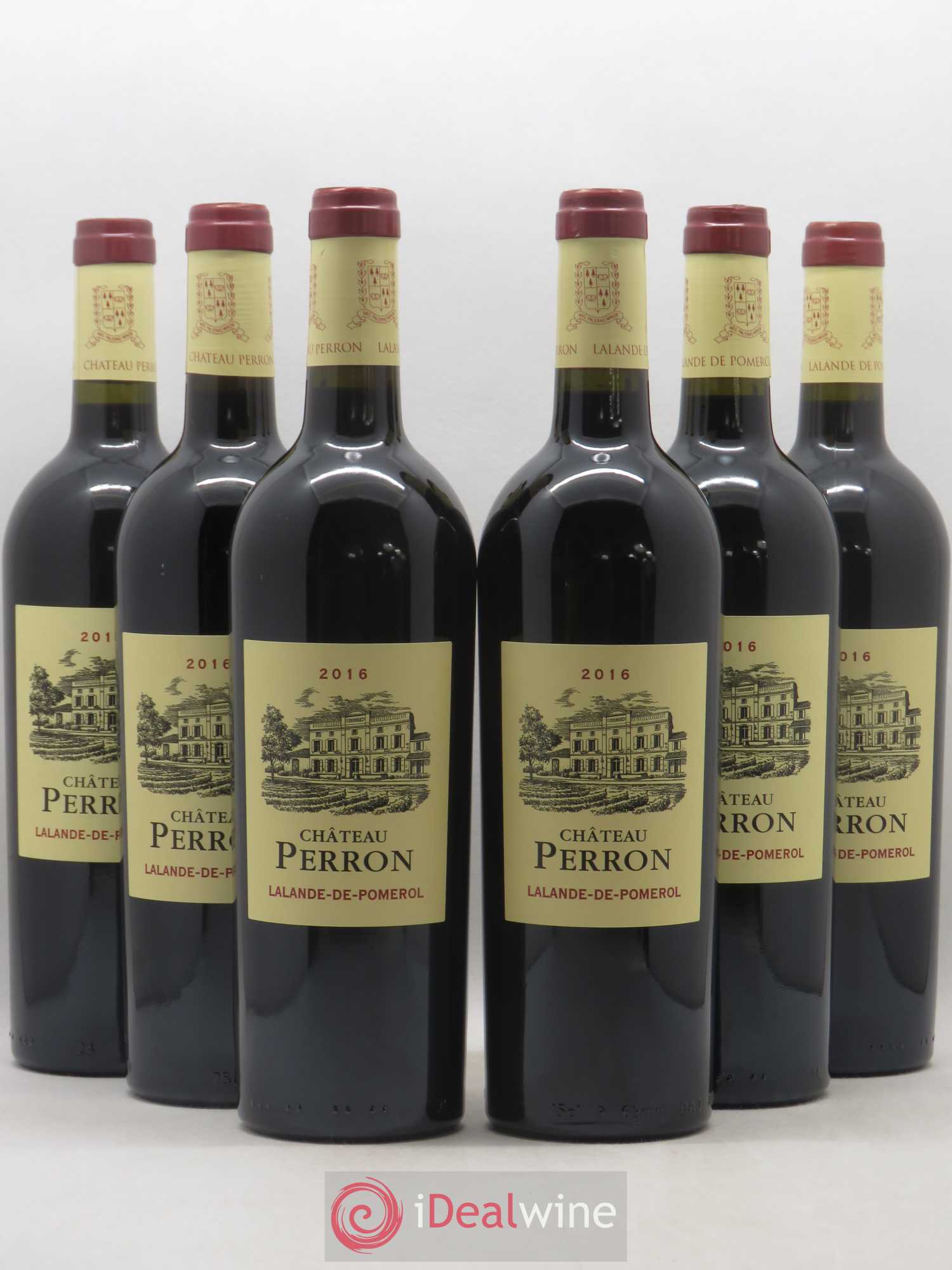 Pomerol Château Perron (sans prix de réserve) 2016 - Posten von 6 Flaschen - 0