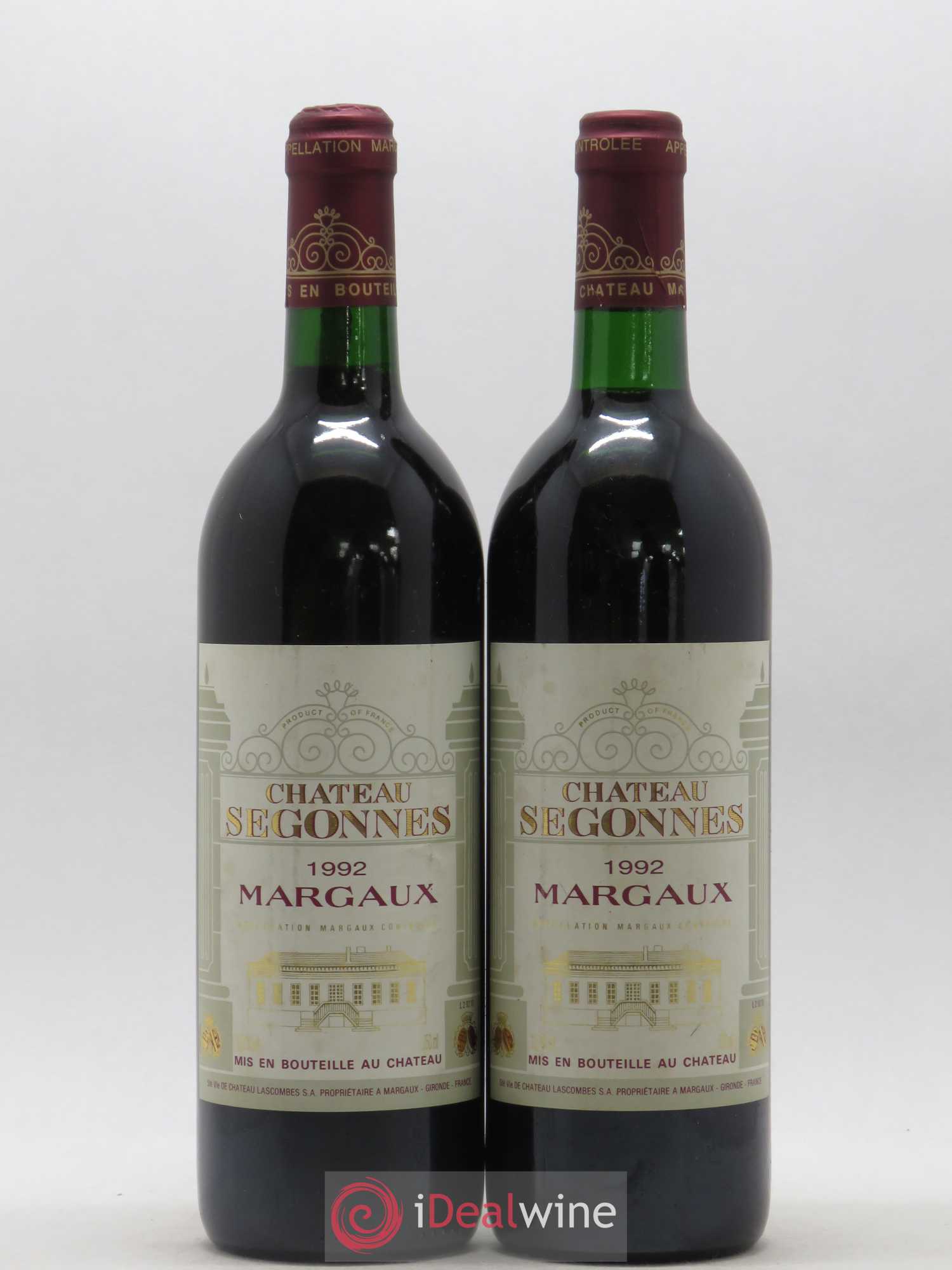 Château Segonnes 1992 - Posten von 2 Flaschen - 0