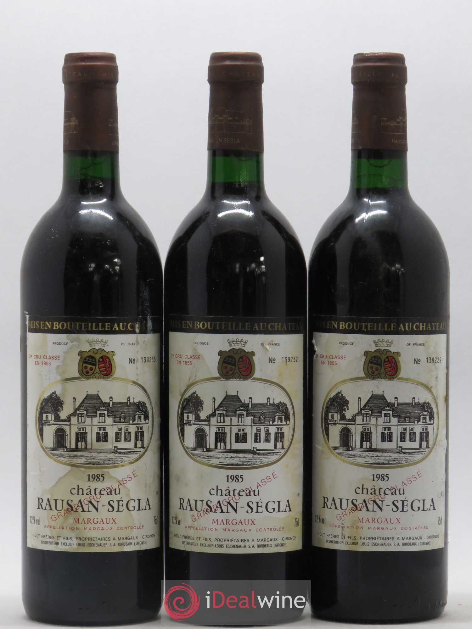 Château Rauzan Ségla Grand Cru Classé 1985 - Lot de 6 bouteilles - 1