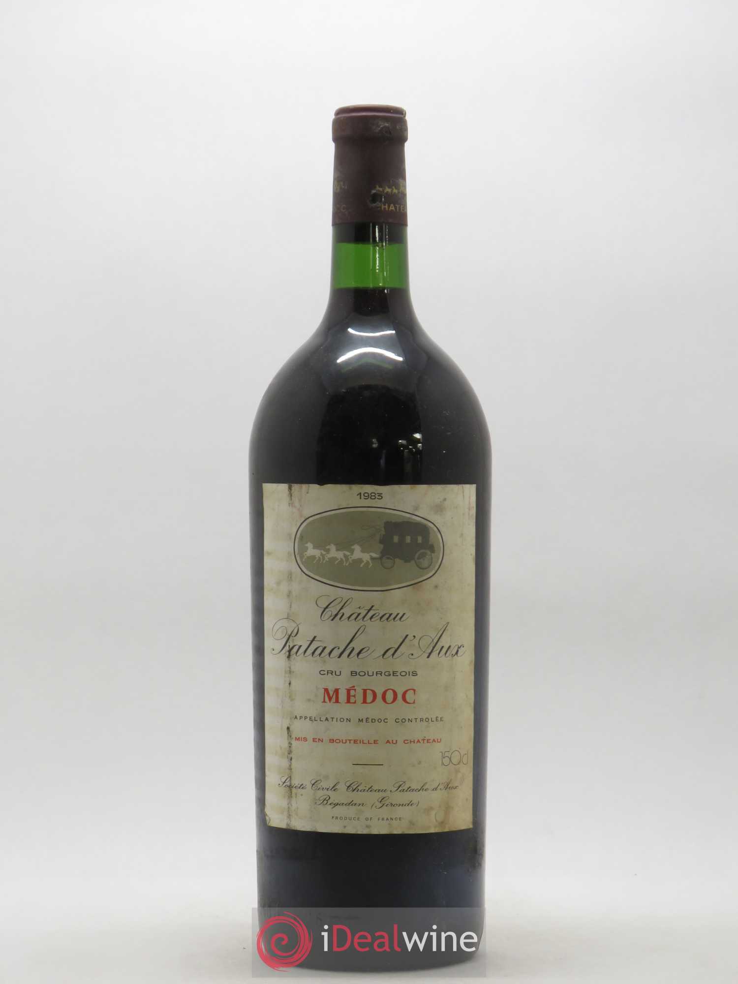 Château Patache d'Aux Cru Bourgeois 1983 - Lot de 1 magnum - 0