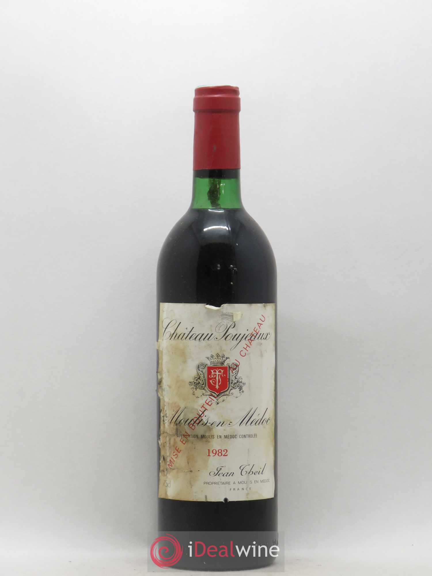 Château Poujeaux 1982 - Lot de 1 bouteille - 0