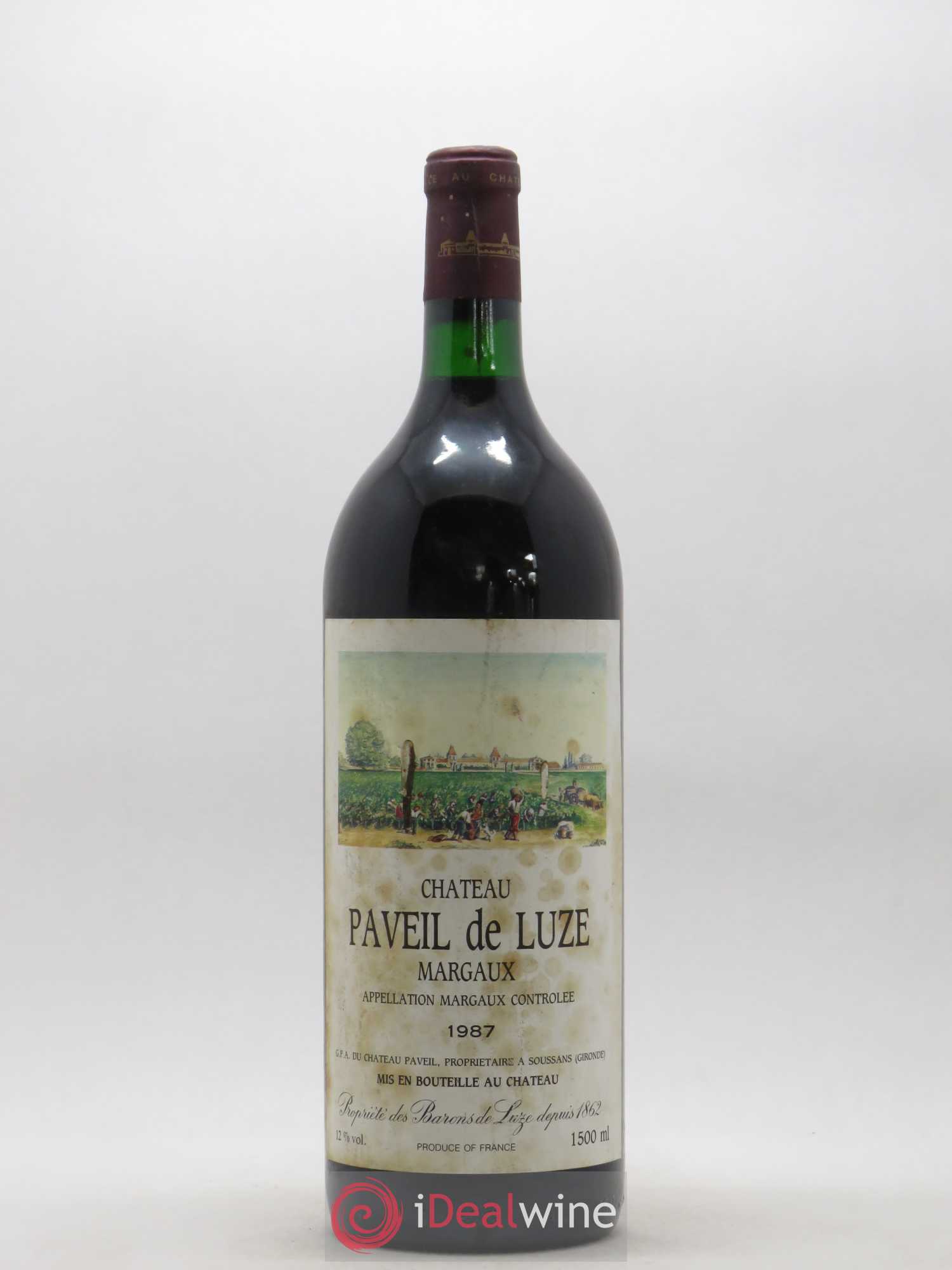 Château Paveil de Luze Cru Bourgeois 1987 - Lot de 1 magnum - 0