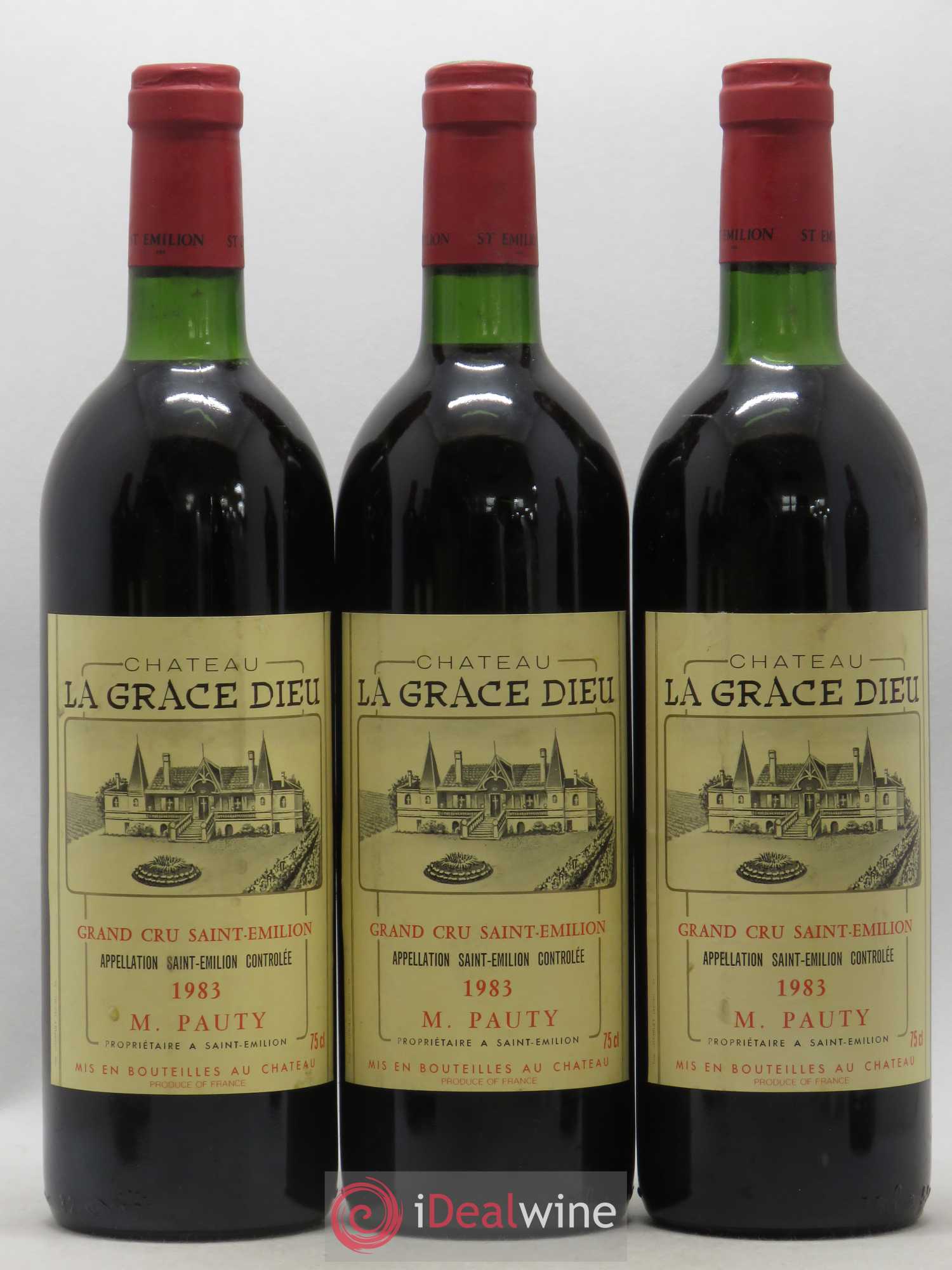 Saint-Émilion Grand Cru Château de la Grâce de Dieu 1983 - Posten von 6 Flaschen - 2