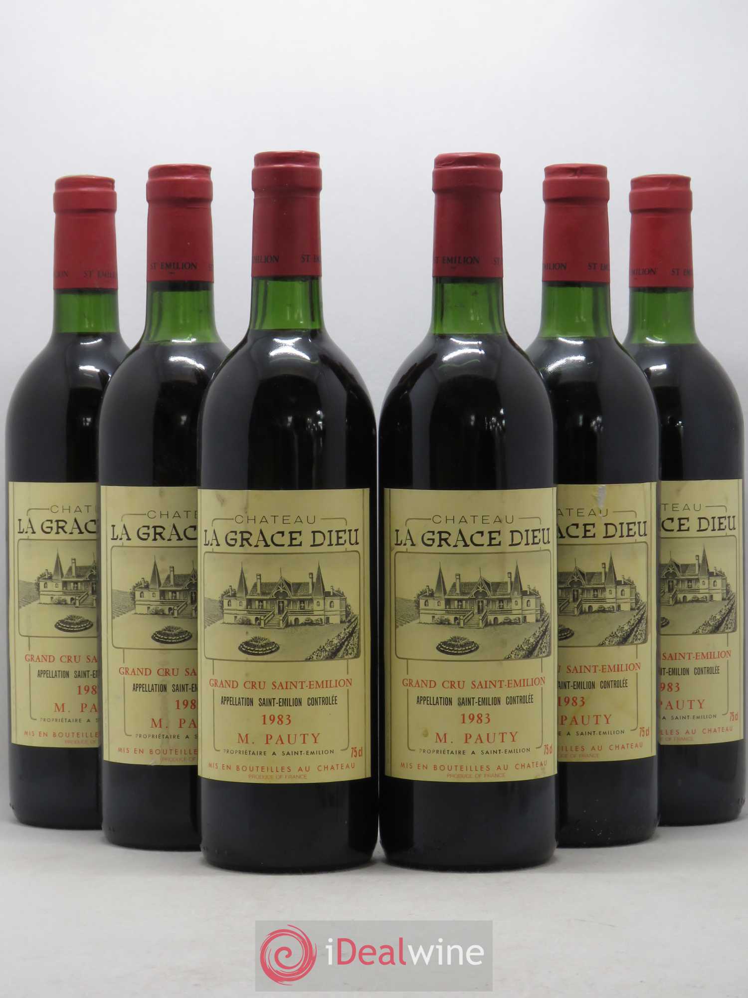 Saint-Émilion Grand Cru Château de la Grâce de Dieu 1983 - Posten von 6 Flaschen - 0