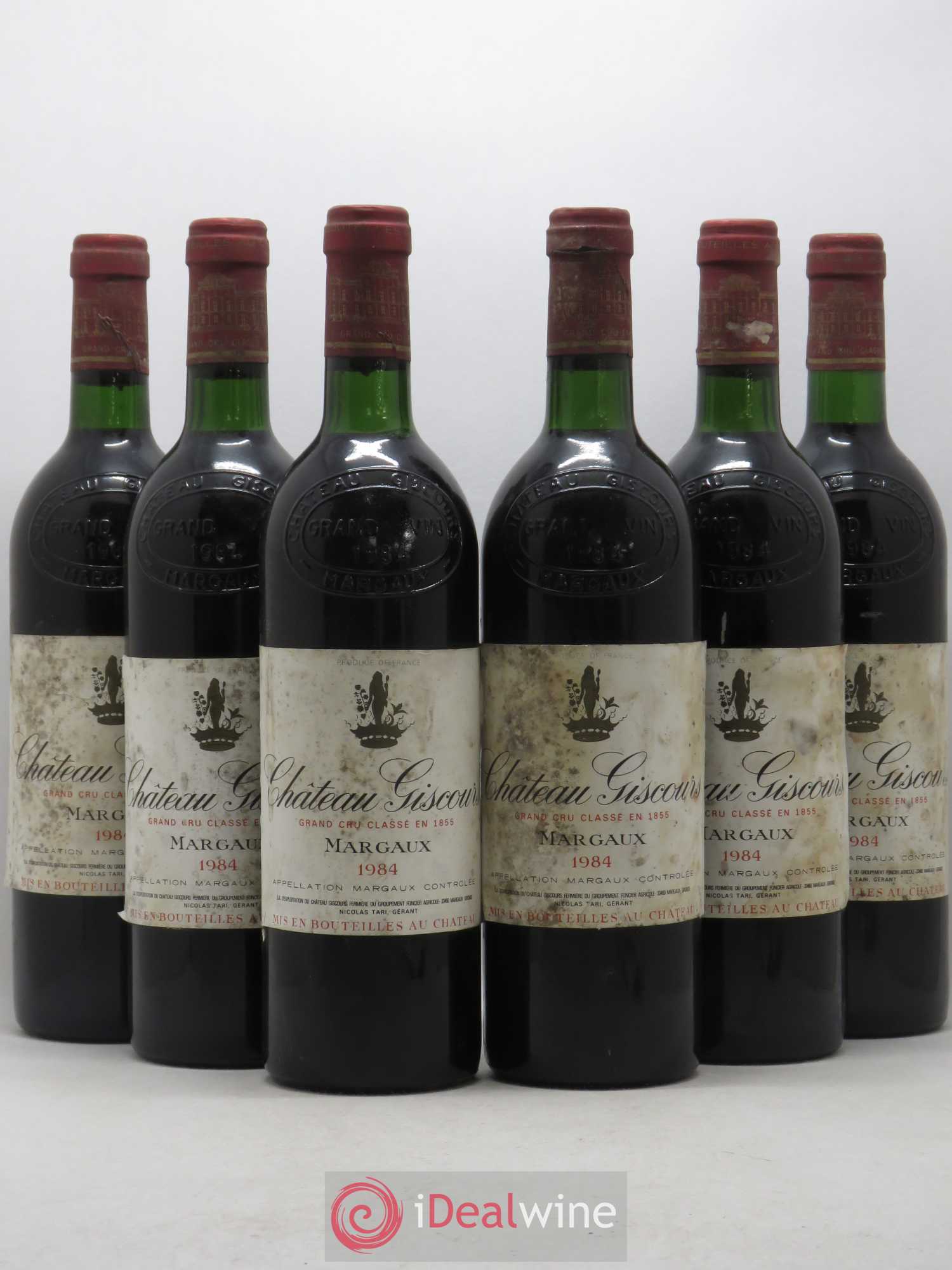 Château Giscours 3ème Grand Cru Classé 1984 - Lot de 6 bouteilles - 0