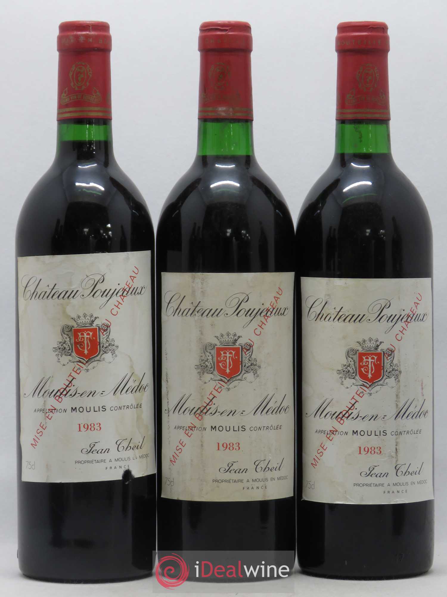 Château Poujeaux 1983 - Lot de 6 bouteilles - 2