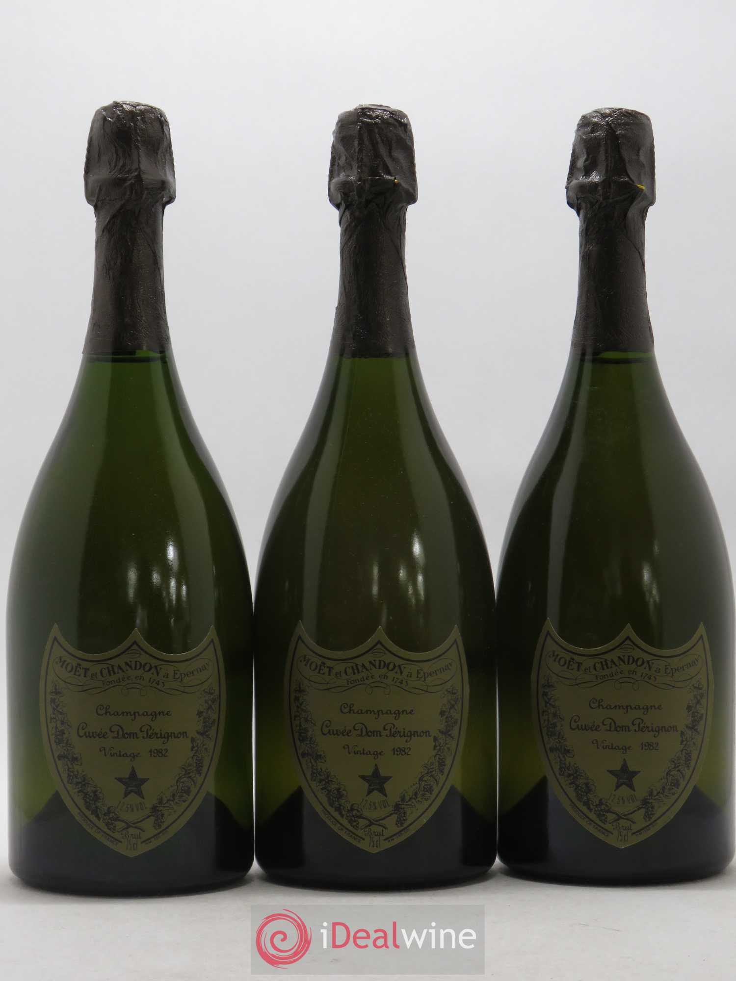 Brut Dom Pérignon 1982 - Lot de 3 bouteilles - 0