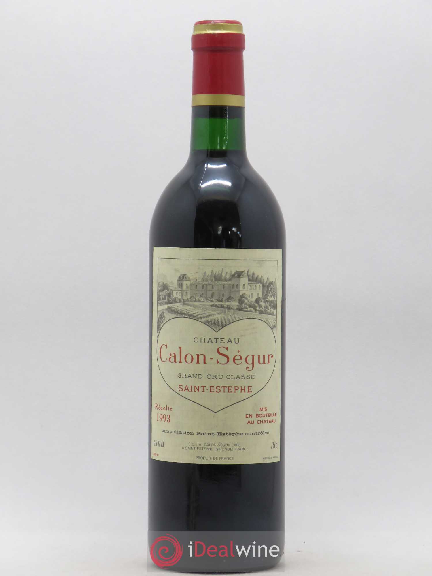 Château Calon Ségur 3ème Grand Cru Classé 1993 - Lot de 1 bouteille - 0