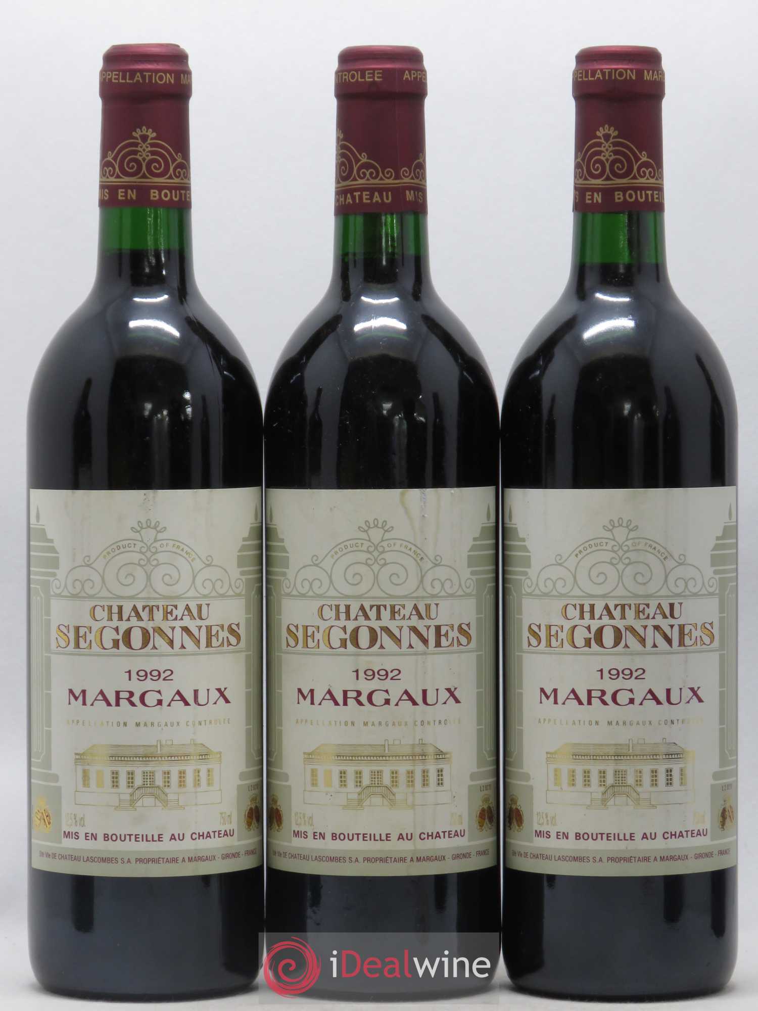 Château Segonnes 1992 - Posten von 6 Flaschen - 1