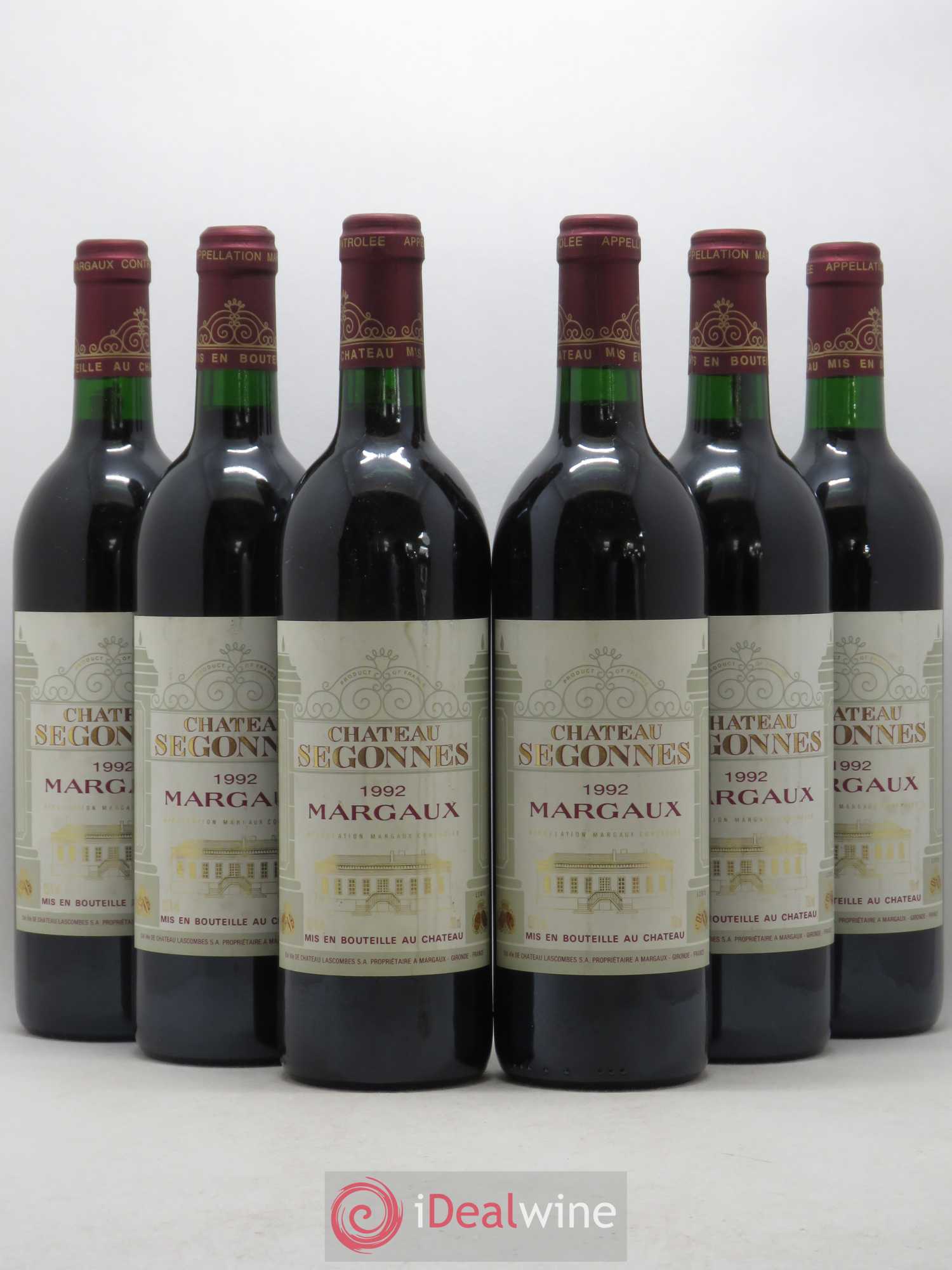 Château Segonnes 1992 - Posten von 6 Flaschen - 0