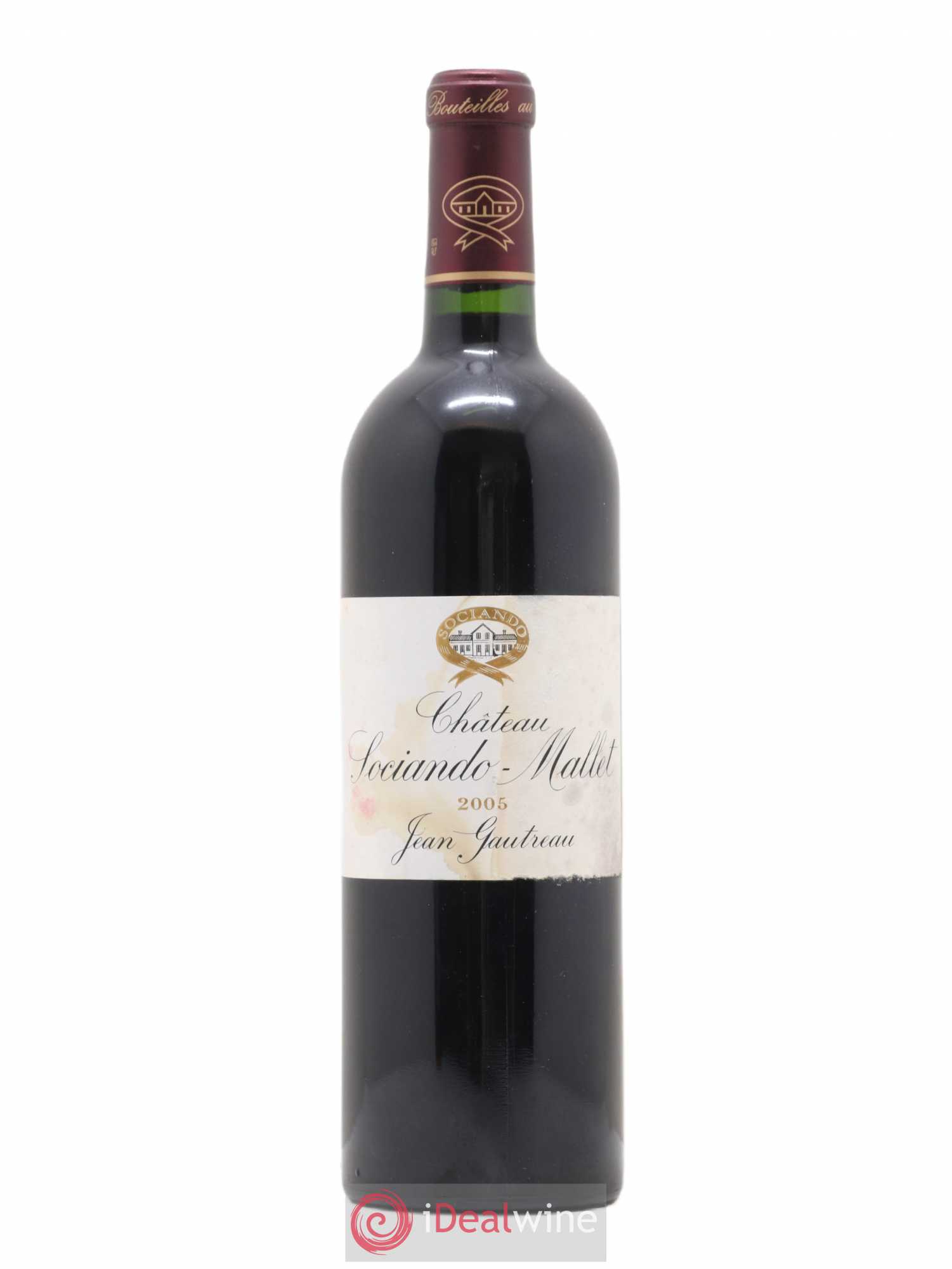 Château Sociando Mallet 2005 - Lot de 1 bouteille - 0