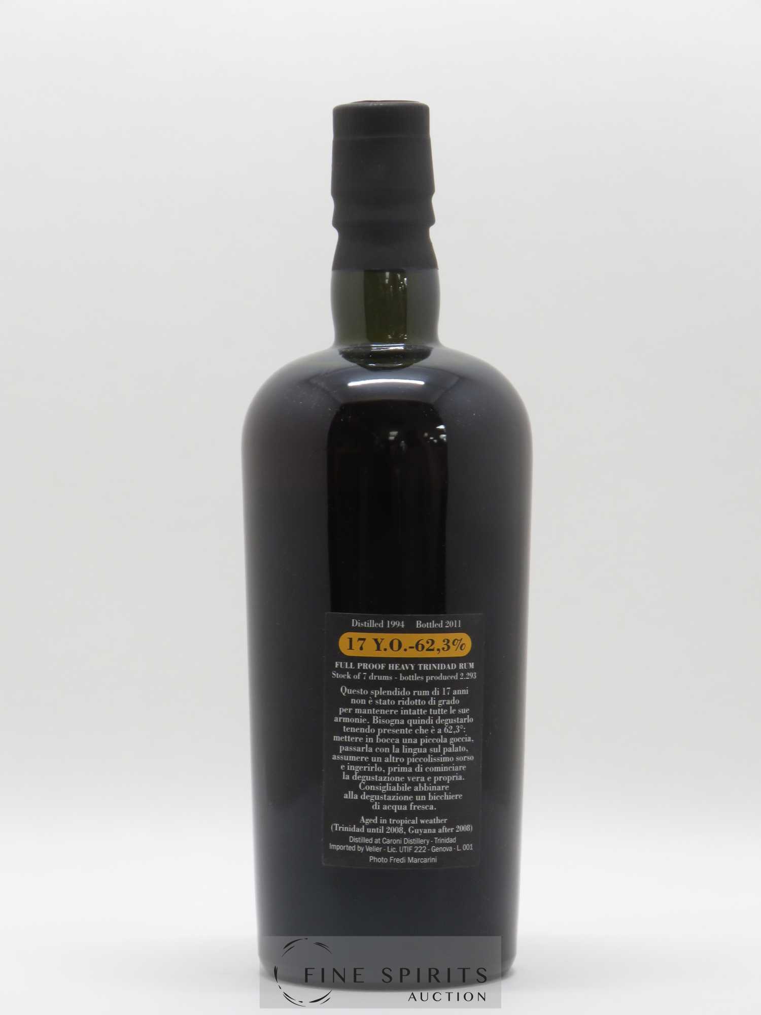 Caroni 17 years 1994 Velier Full Proof One of 2293 - bottled 2011 - Lot de 1 bouteille - 2
