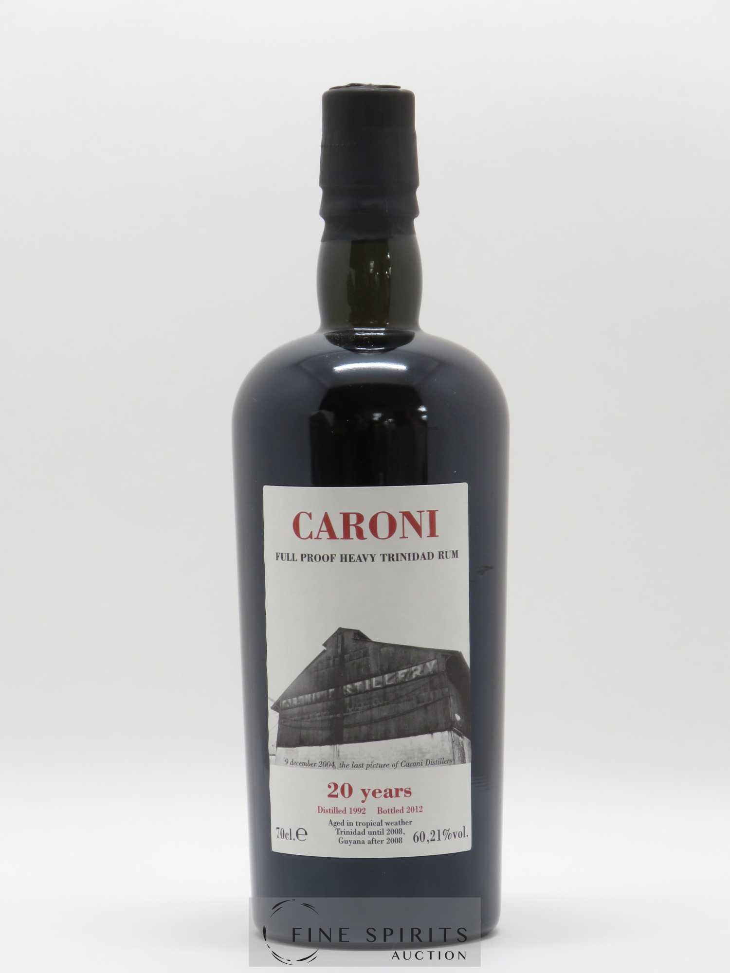 Caroni 20 years 1992 Velier Full Proof 1621 bottles - bottled 2012 - Lot de 1 bouteille - 1