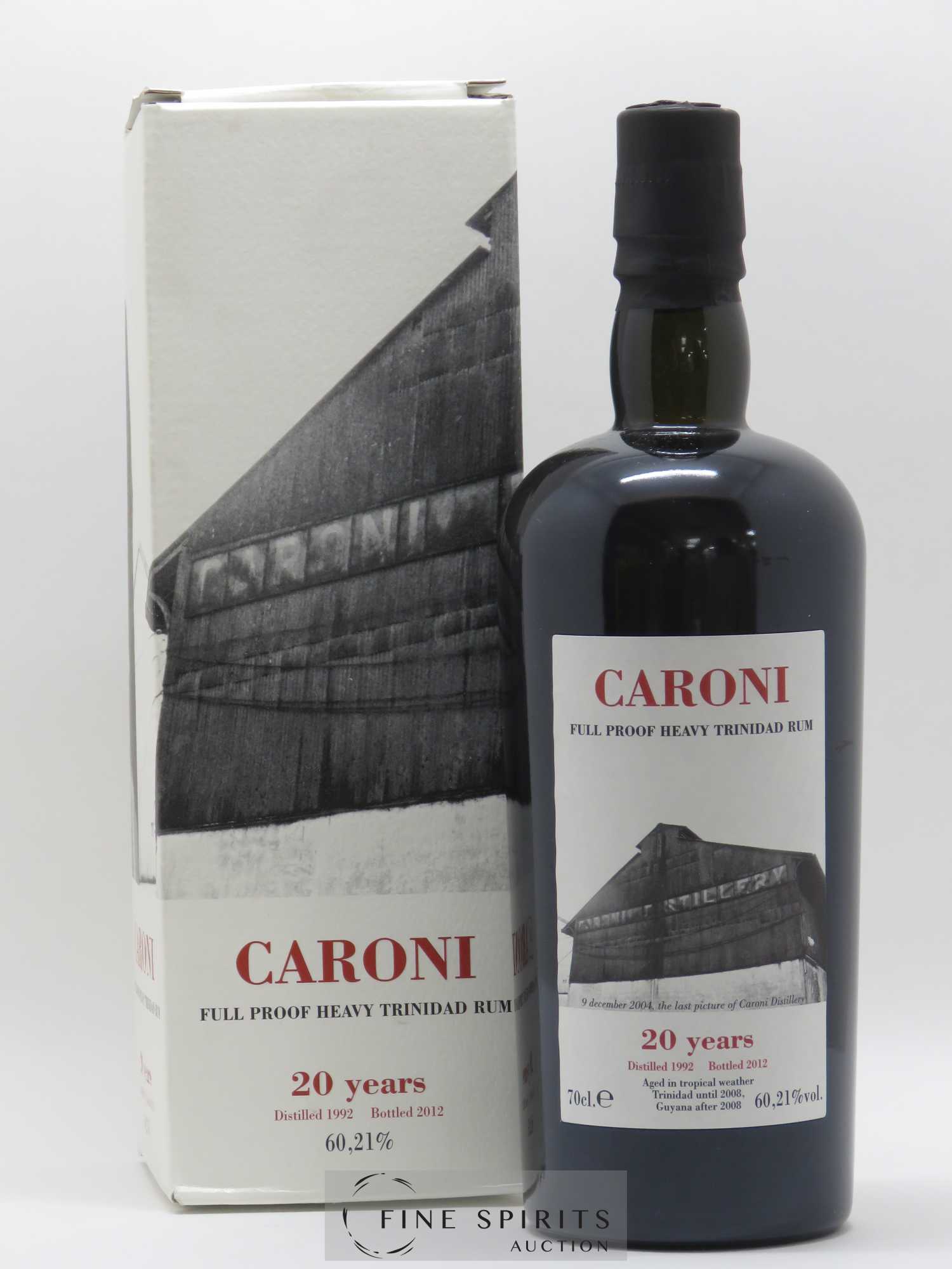 Caroni 20 years 1992 Velier Full Proof 1621 bottles - bottled 2012 - Lot de 1 bouteille - 0