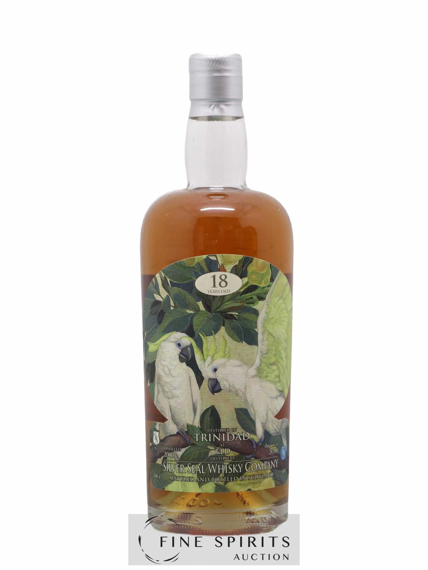 TLD 18 years 2000 Silver Seal Whisky Company Cask n°R1462 - One of 297 - bottled 2018 Whisky Antique - Lot de 1 bouteille - 1
