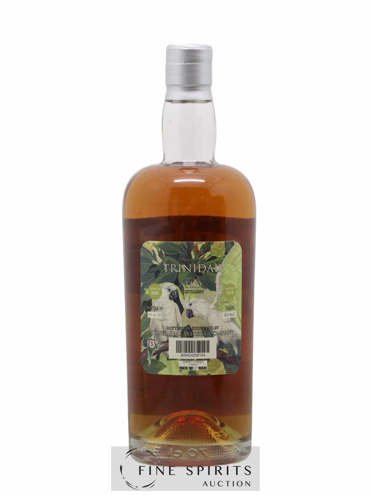 TLD 18 years 2000 Silver Seal Whisky Company Cask n°R1462 - One of 297 - bottled 2018 Whisky Antique - Lot de 1 bouteille - 2